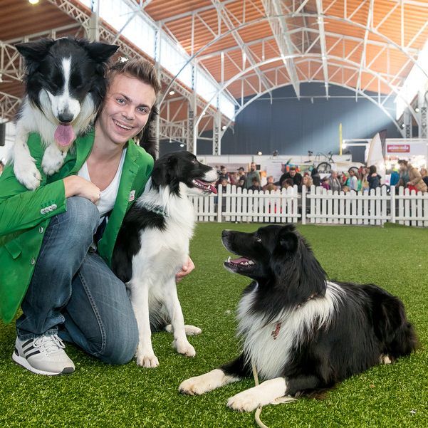 Teil es Programms: Supertalent Lukas und Falco.