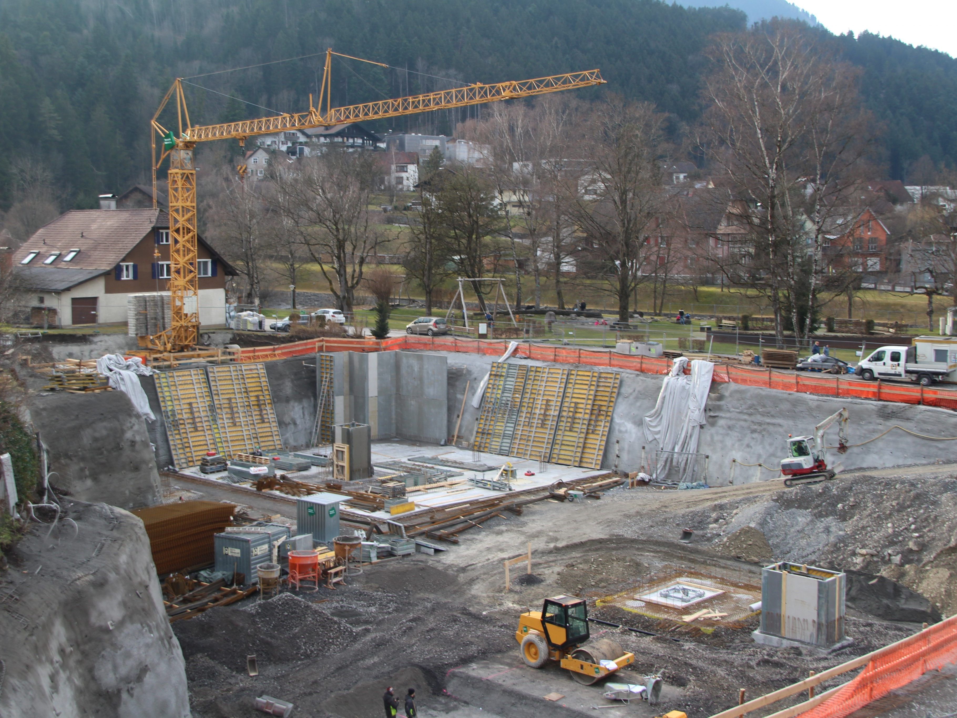 Saminapark: Baufortschritte im Zeitplan