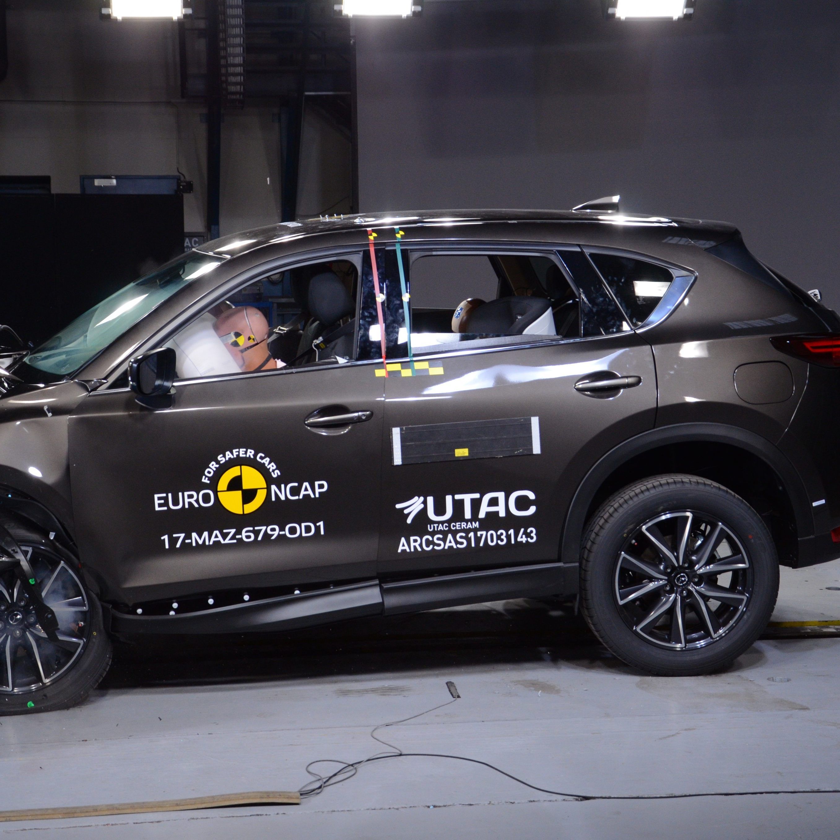 Der Mazda CX-5 beim ÖAMTC-Crashtest.