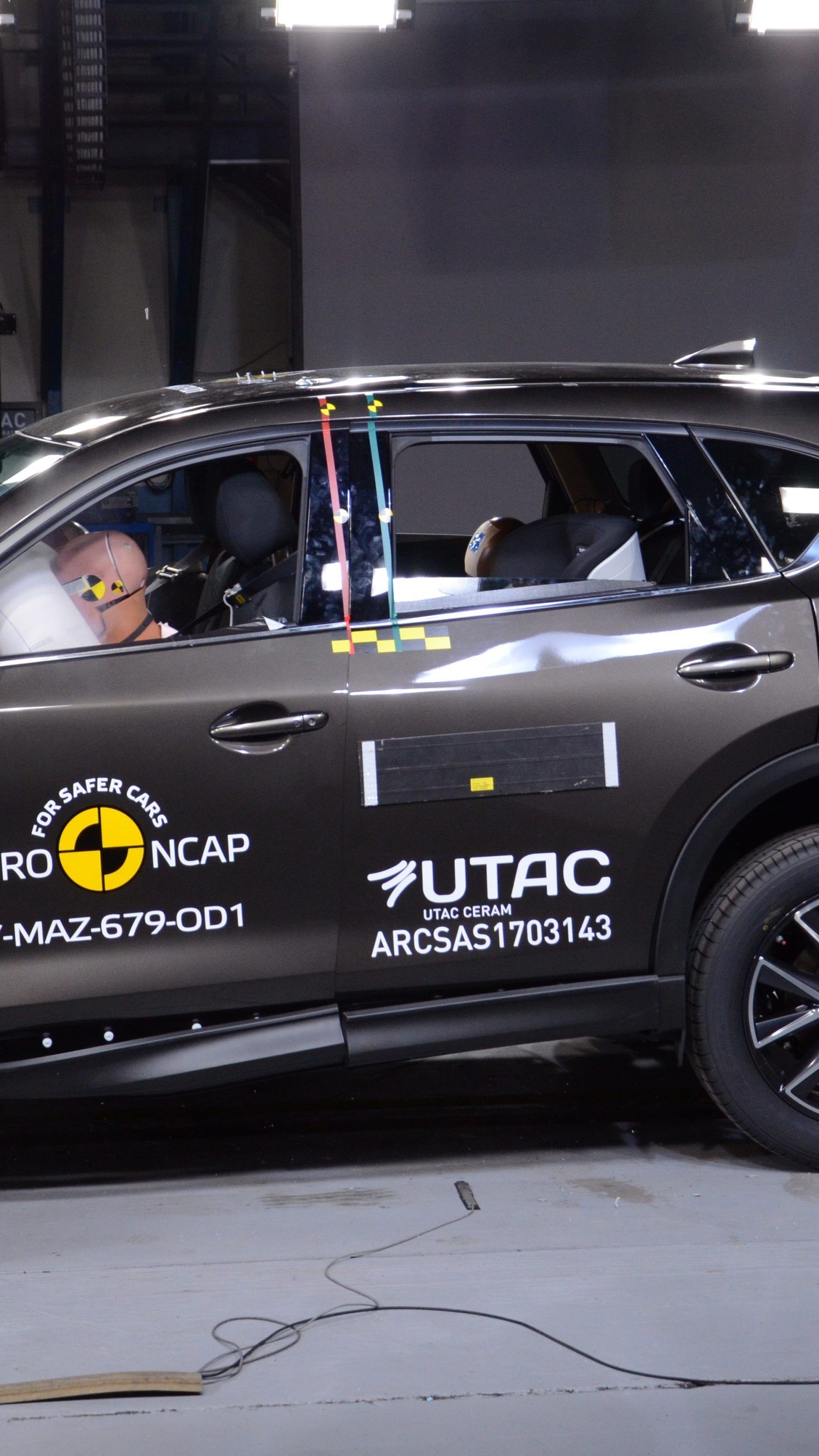 Der Mazda CX-5 beim ÖAMTC-Crashtest.