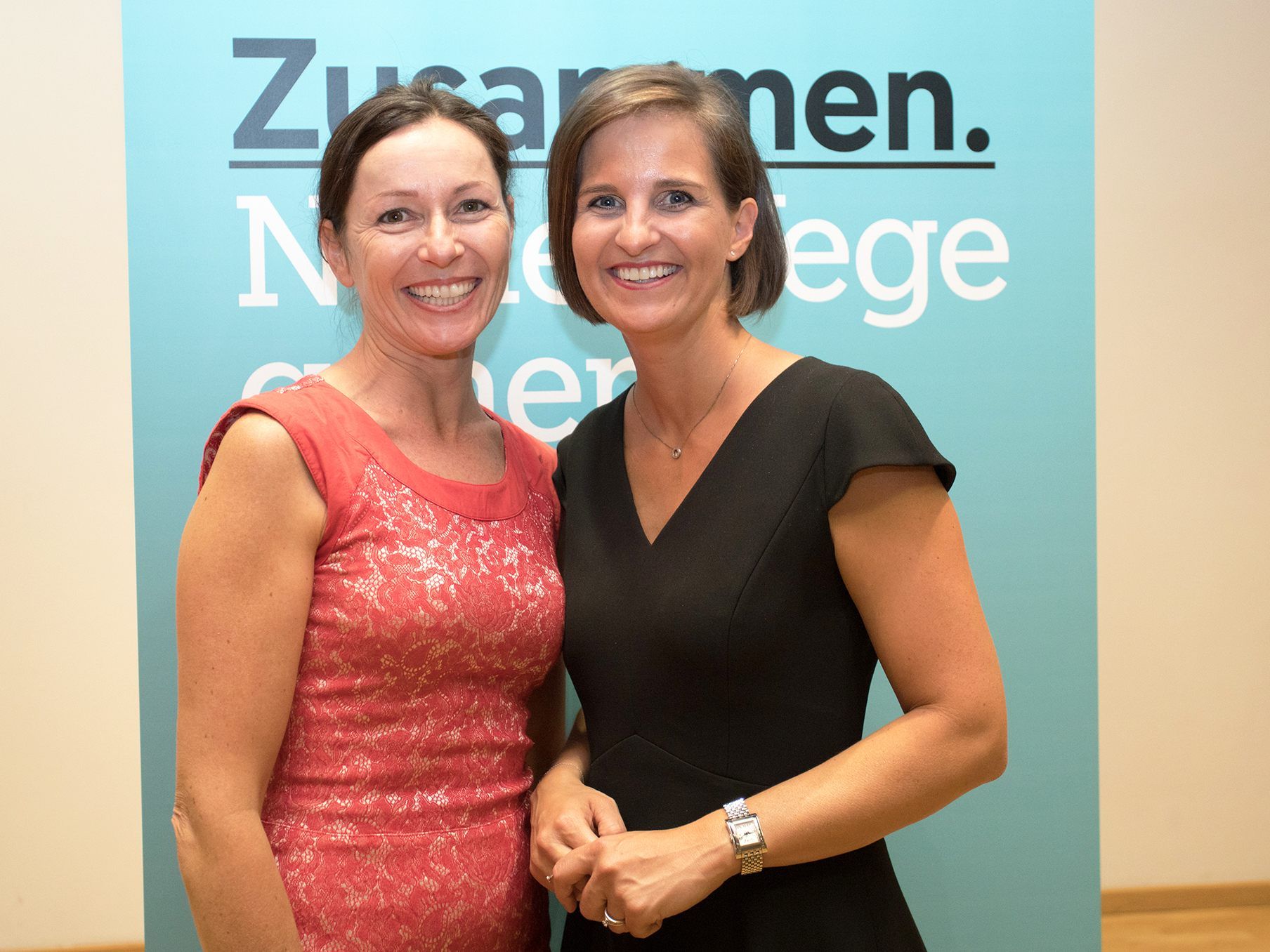 Landtagsabgeordnete Martina Rüscher und Martina Ess. Landtagsabgeordnete Martina Rüscher und Martina Ess.