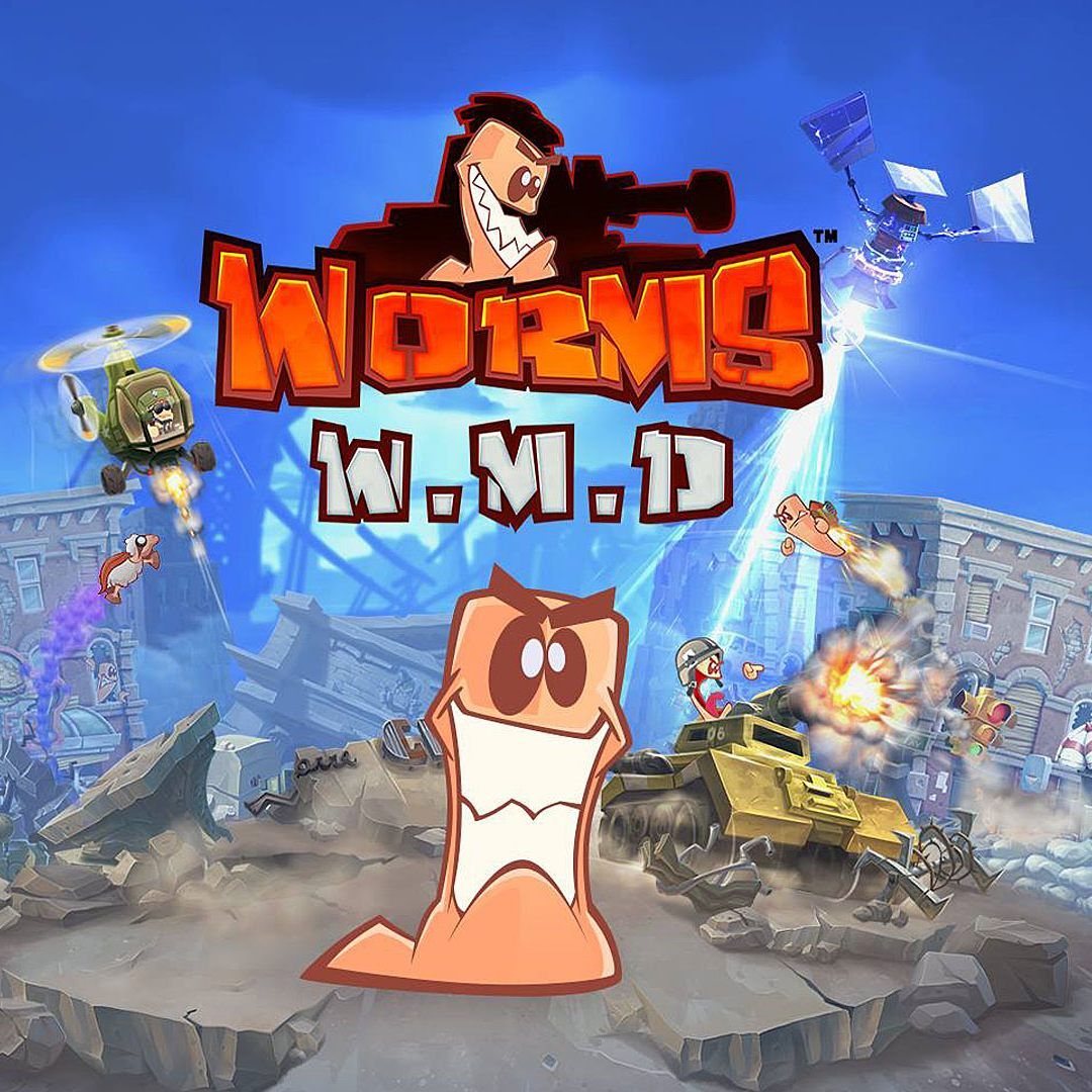 "Worms W.M.D." von Team17 - Multiplayer-Spaß für bis zu sechs Spieler.