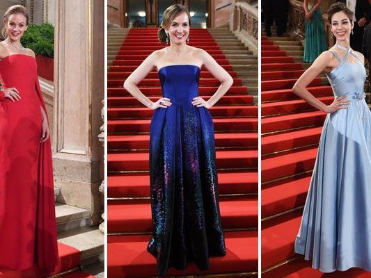 Einige der schönsten Kleider am Wiener Opernball 2017. Einige der schönsten Kleider am Wiener Opernball 2017.