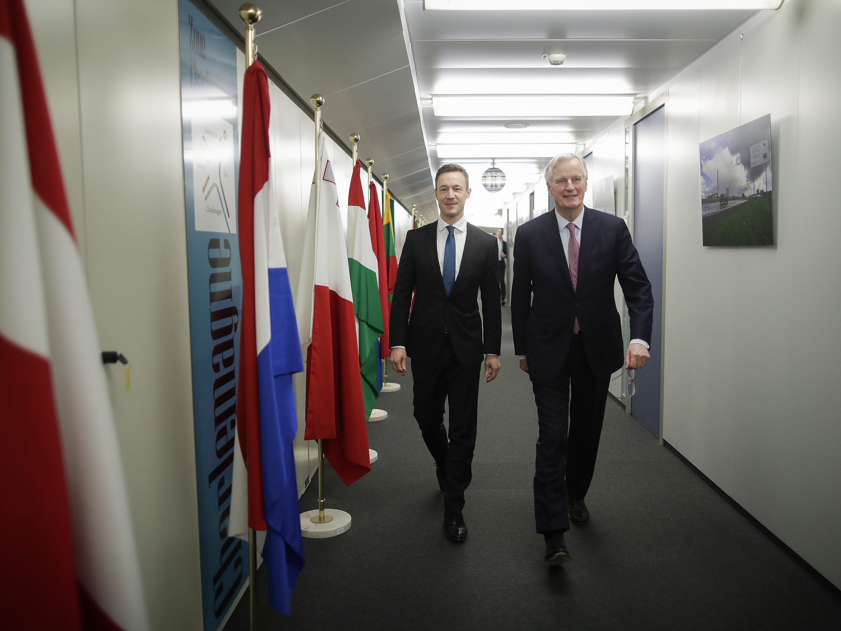 Kanzleramtsminister Blümel traf in Brüssel auf Brexit-Chefverhandler Michel Barnier.