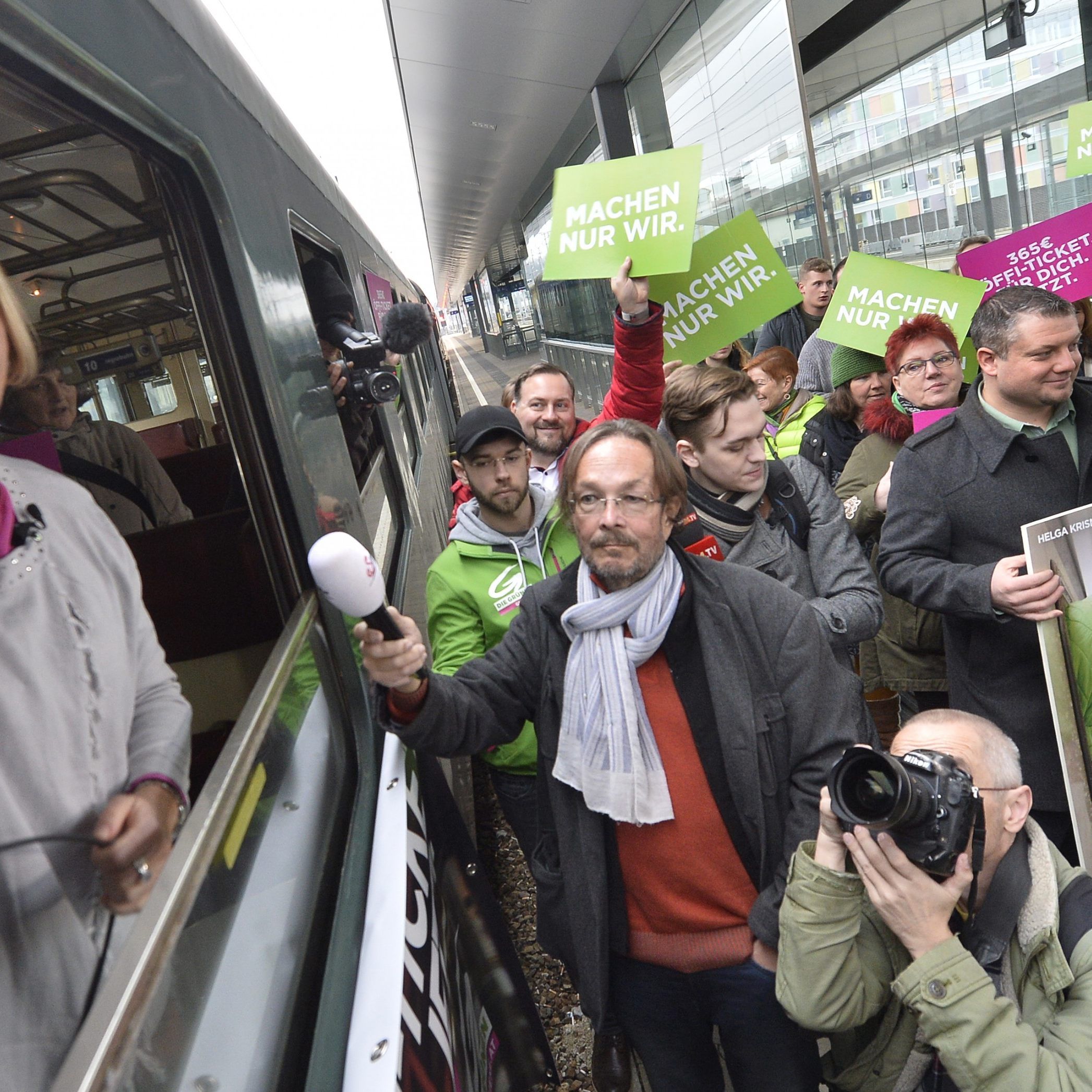 Die Grünen präsentierten ihre zweite Plakatwelle für die Wahl in Niederösterreich.