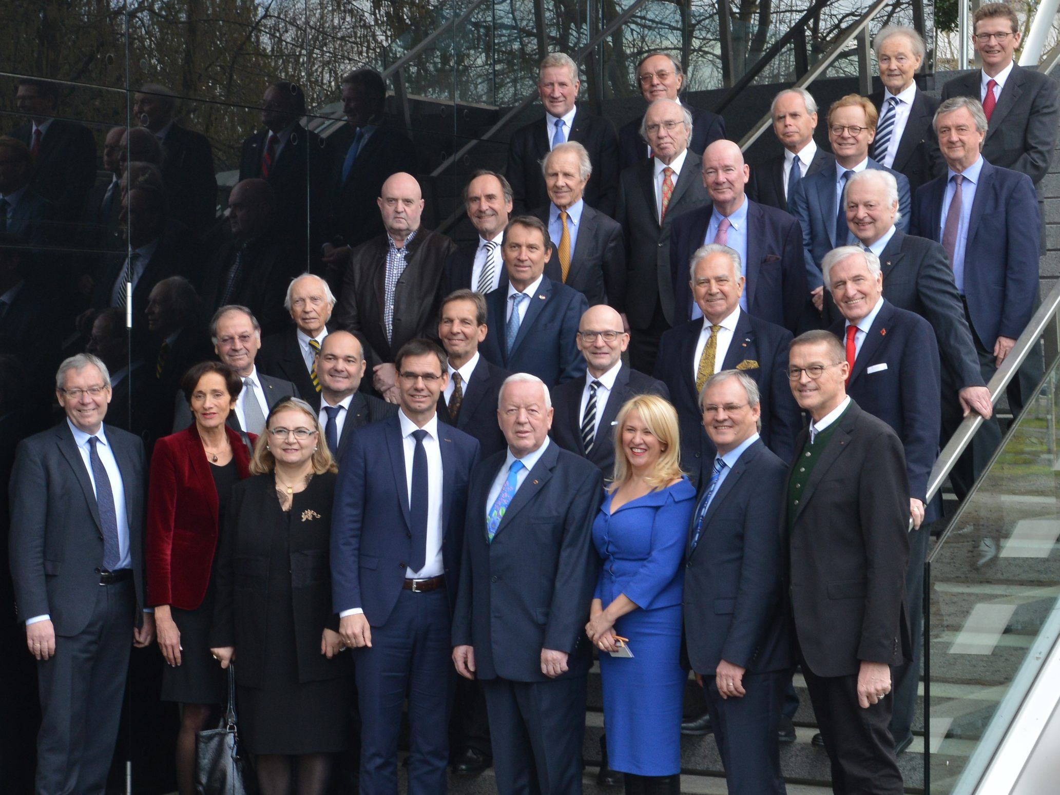 Landeshauptmann Markus Wallner begrüßte das Diplomatische Korps in Bregenz.