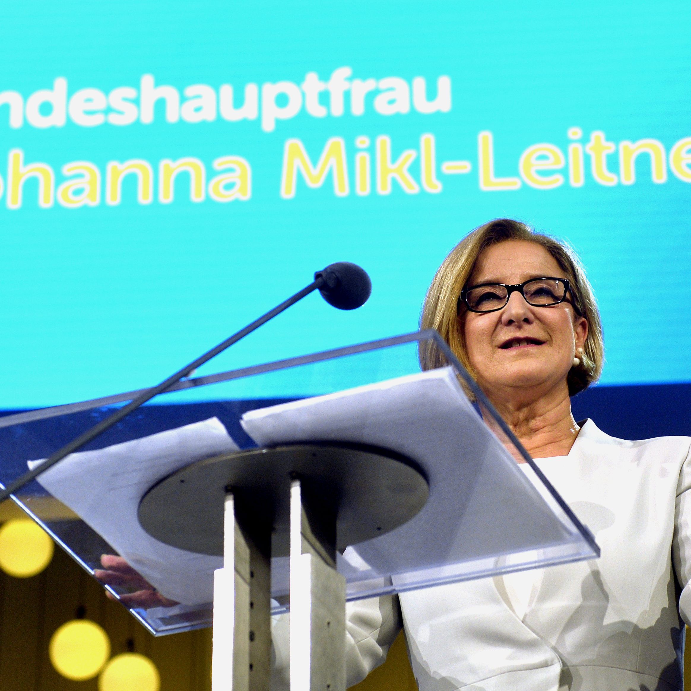 ÖVP-Spitzenkandidatin der NÖ Wahl: Johanna Mikl-Leitner.