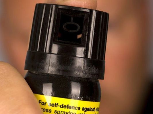 Die Polizisten setzten letztlich Pfefferspray gegen den Ladendieb ein