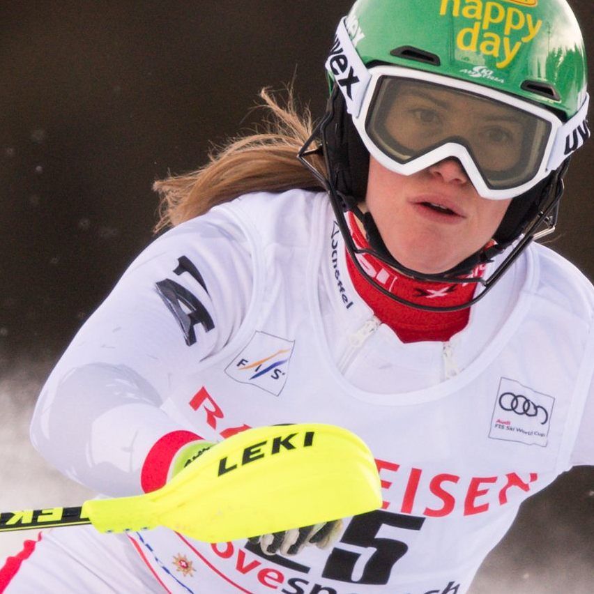 Olympia-Fahrerin Katharina Liensberger geht vor Korea noch schnell auf Medaillenjagd.