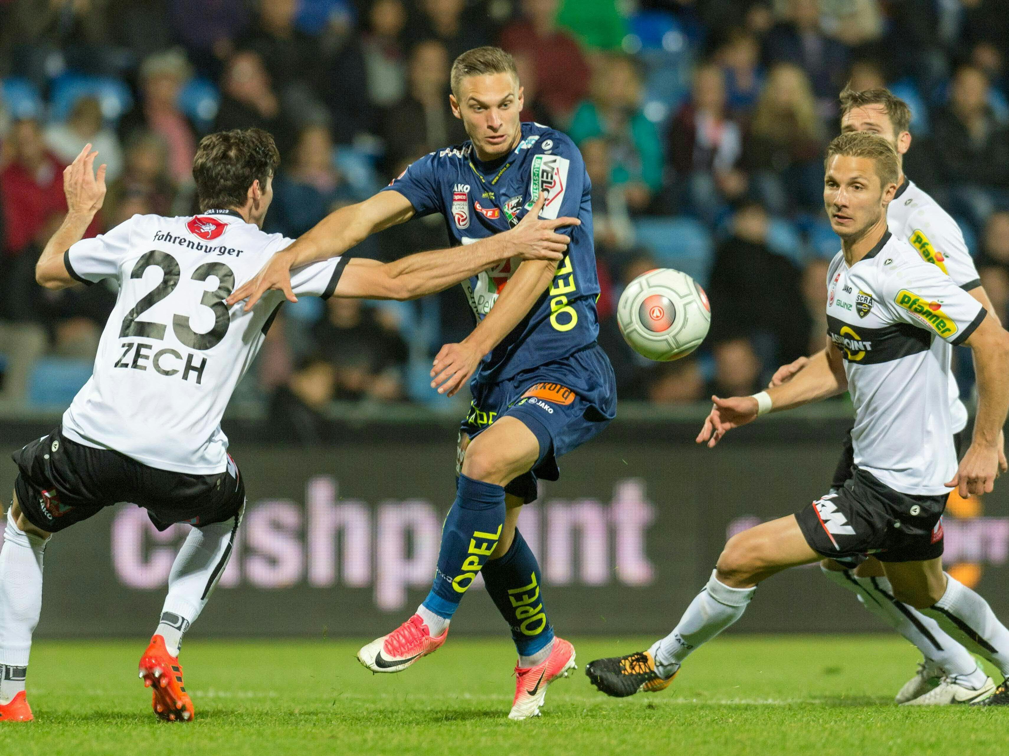 LIVE-Ticker zum Spiel WAC gegen SCR Altach ab 18.30 Uhr.