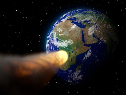 Kracht tatsächlich ein Asteroid auf die Erde? Kracht tatsächlich ein Asteroid auf die Erde?