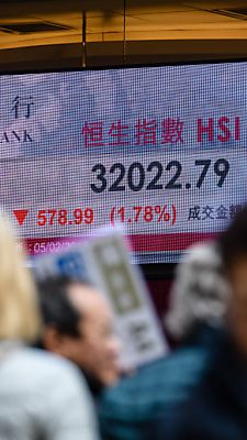 Sinkende Kurse auch in Asien