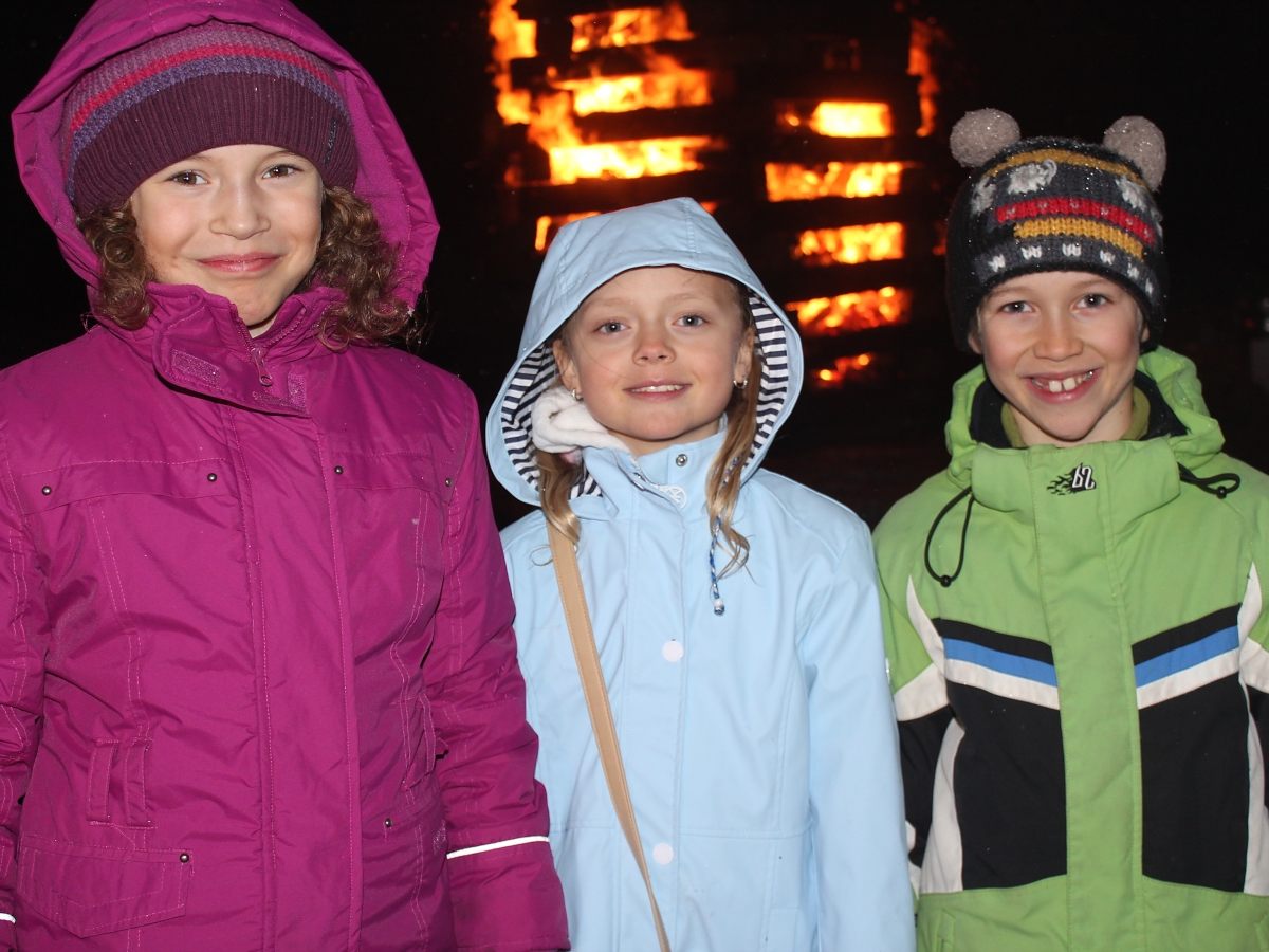 Valentina, Magdalena und Nico.