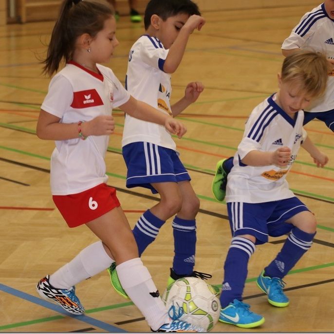 Die Kleinsten waren mit viel Eifer bei der Sache