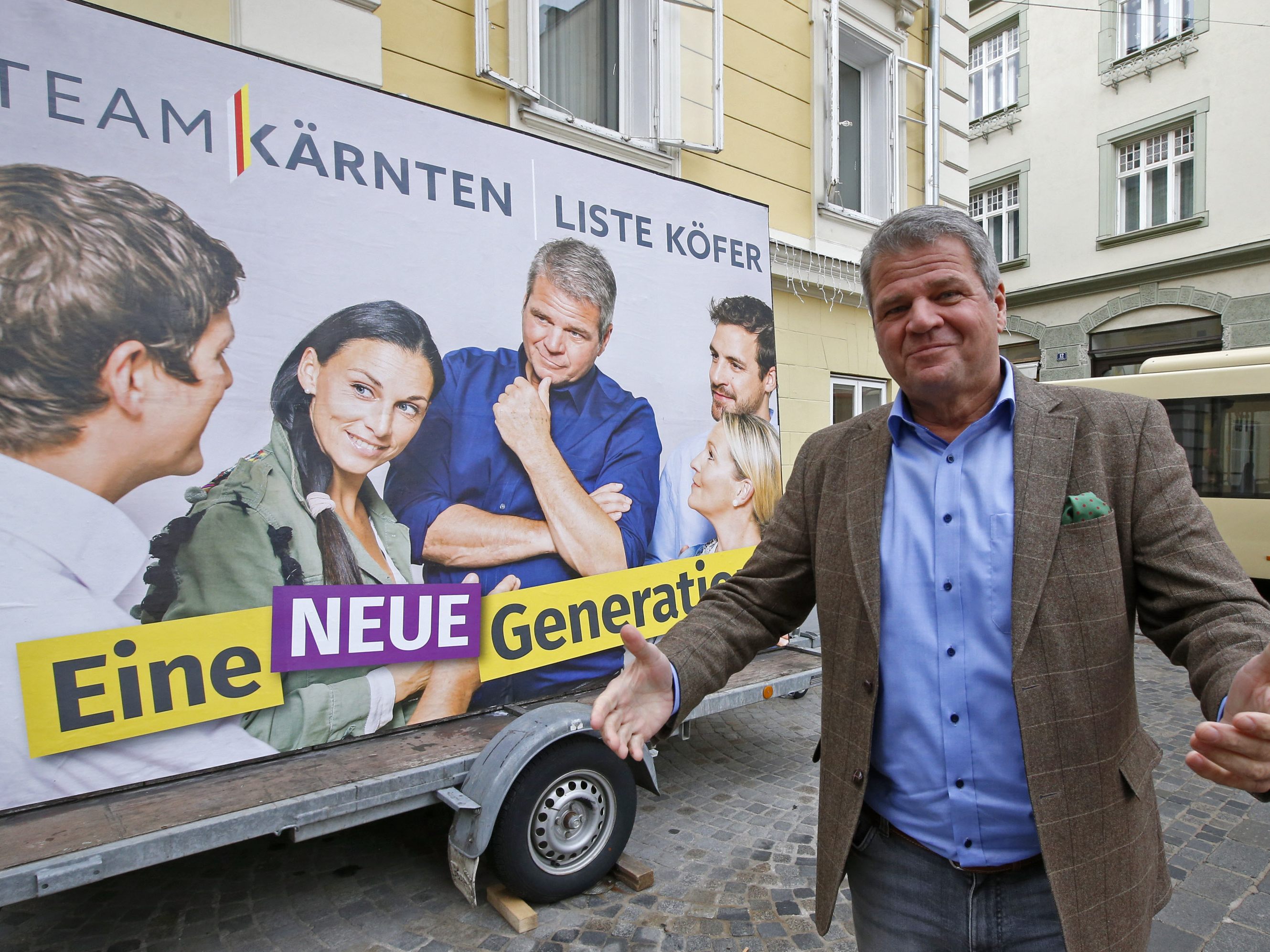 Gerhard Köfer, ein Spitzenkandidat ohne Wahlversprechen.