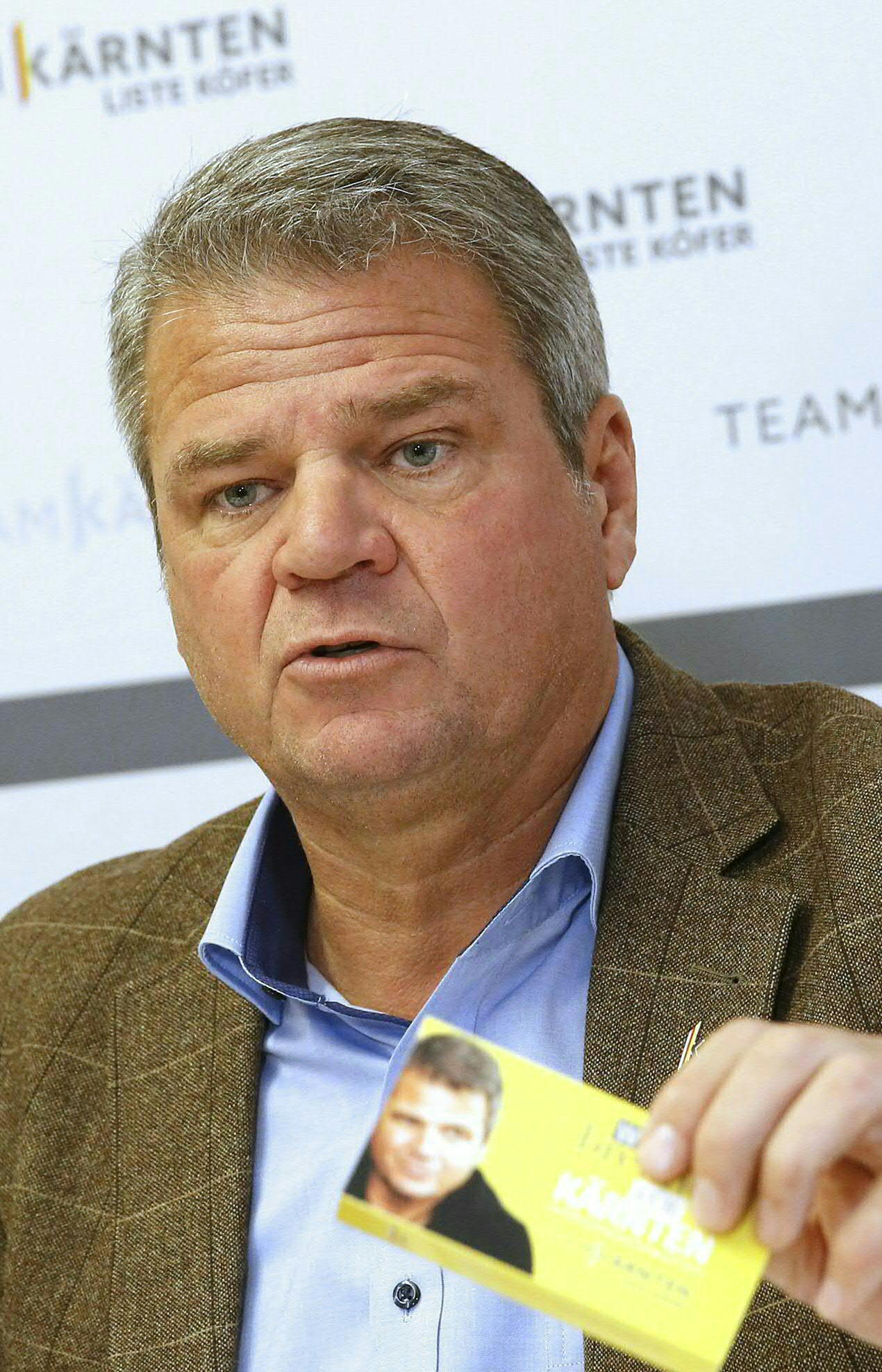 KRNTEN-LANDTAGSWAHL: PLAKATPRSENTATION TEAM KRNTEN / K
FER