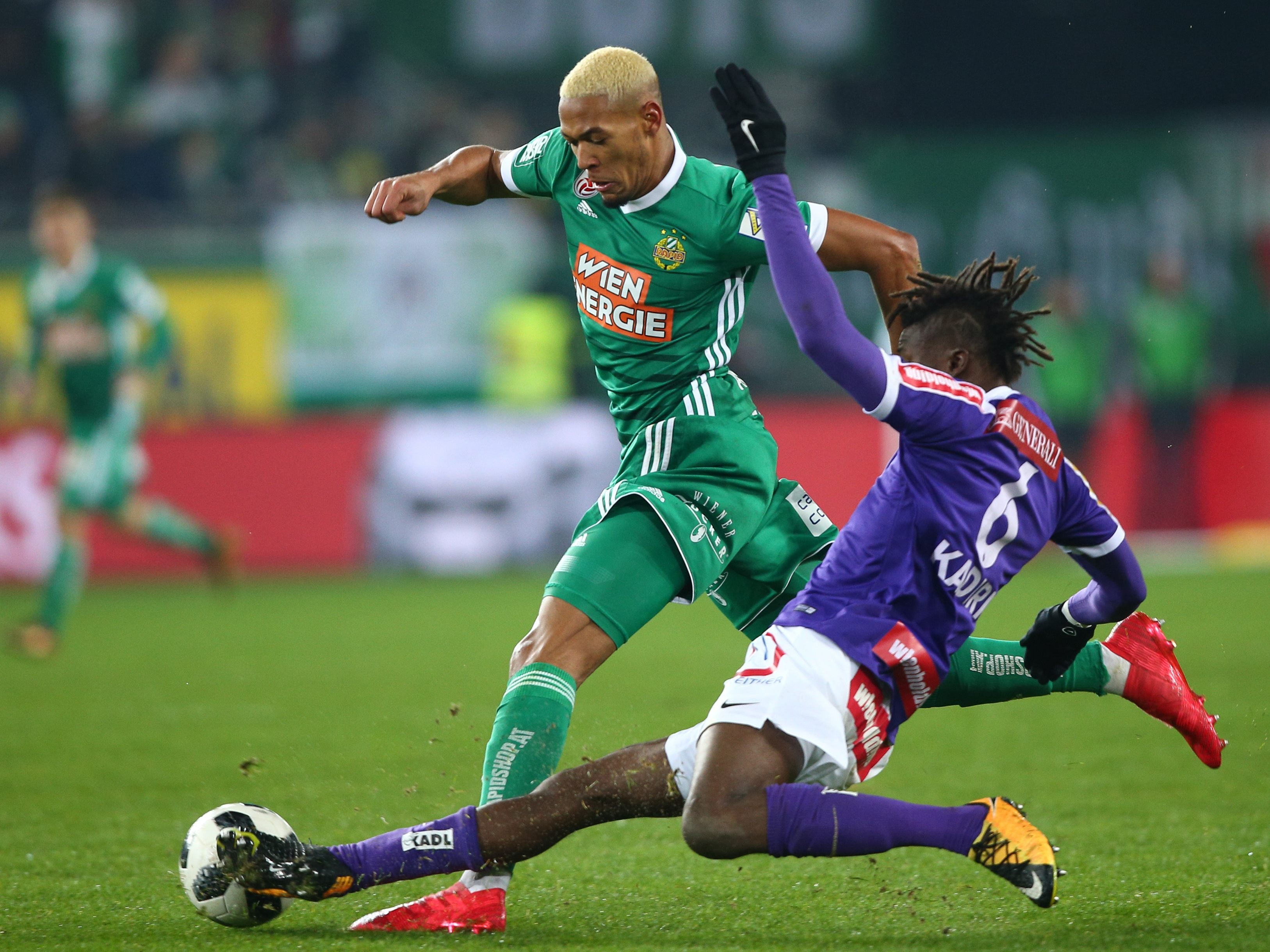 Das Wiener Derby im Allianz-Stadion endete 1:1.