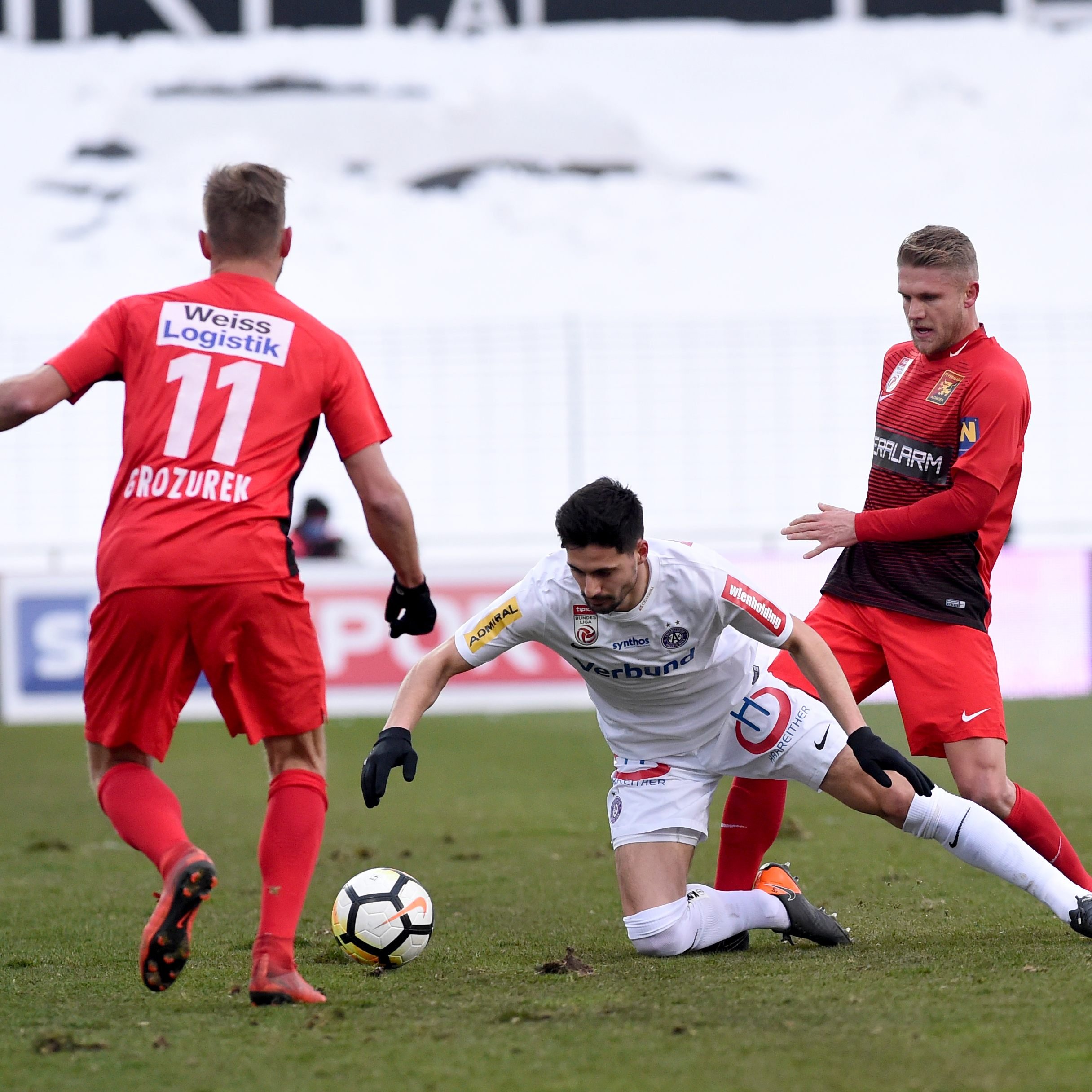 Für die Austria Wien war es die dritte Pleite in Folge.