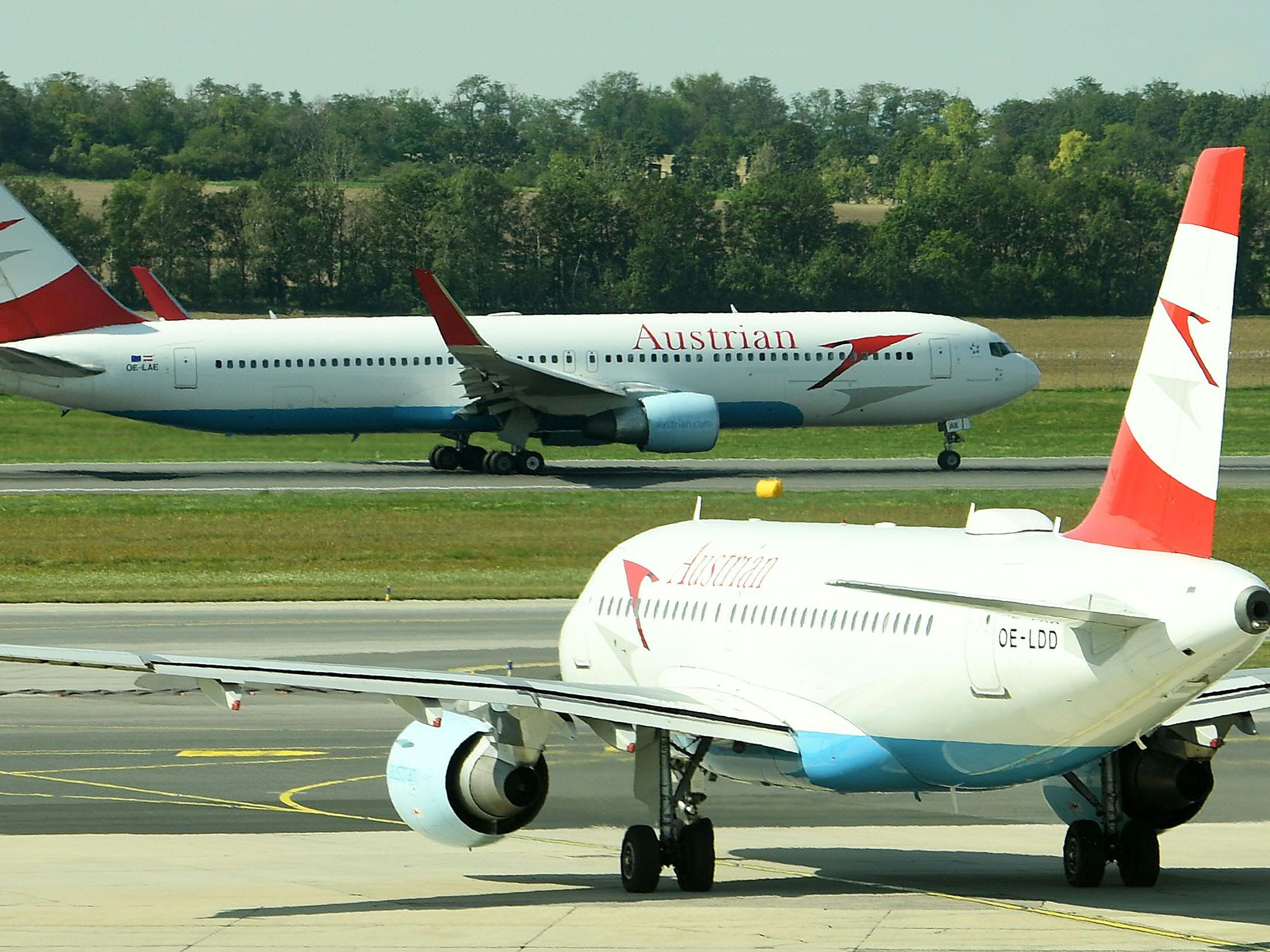 In Zukunft könnten AUA-Flieger wegen Streiks auf dem Boden bleiben.