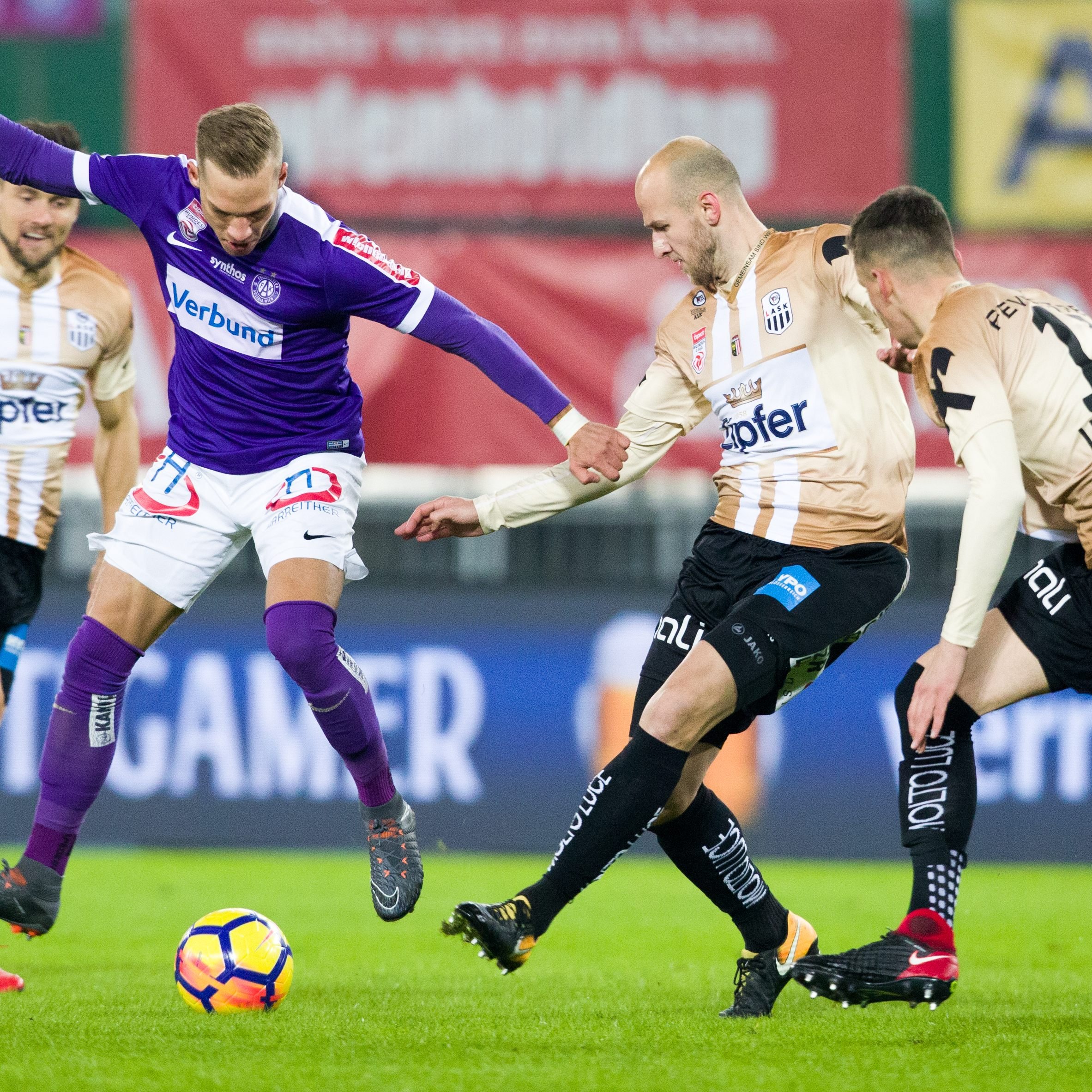 Die Wiener Austria empfing den LASK am Samstagabend