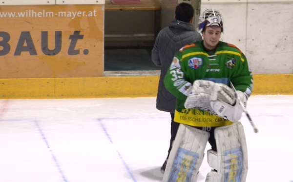 Matchwinner: Lustenaus 2er Goalie Timo Waldherr