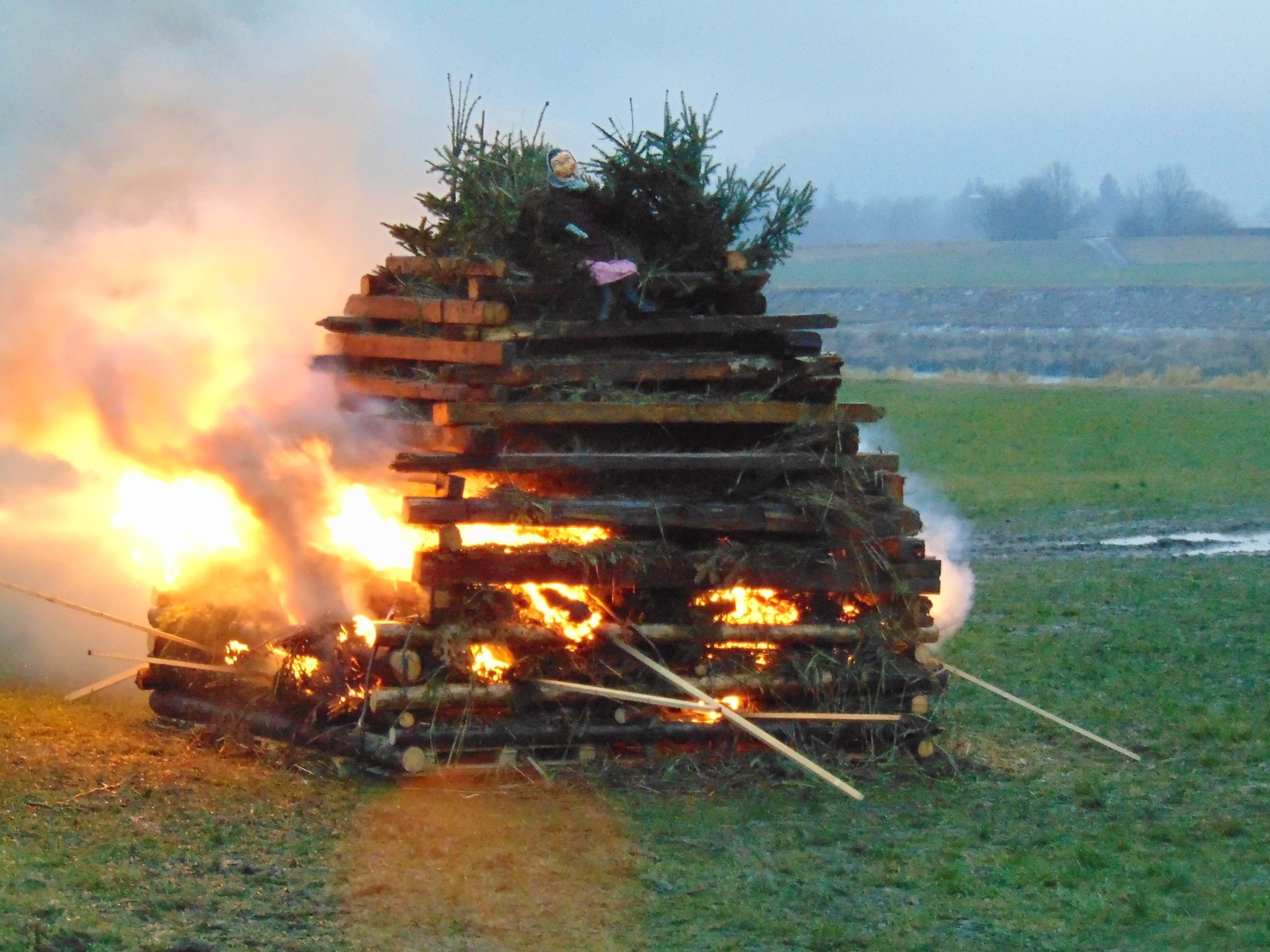 Traditioneller Funken in Koblach