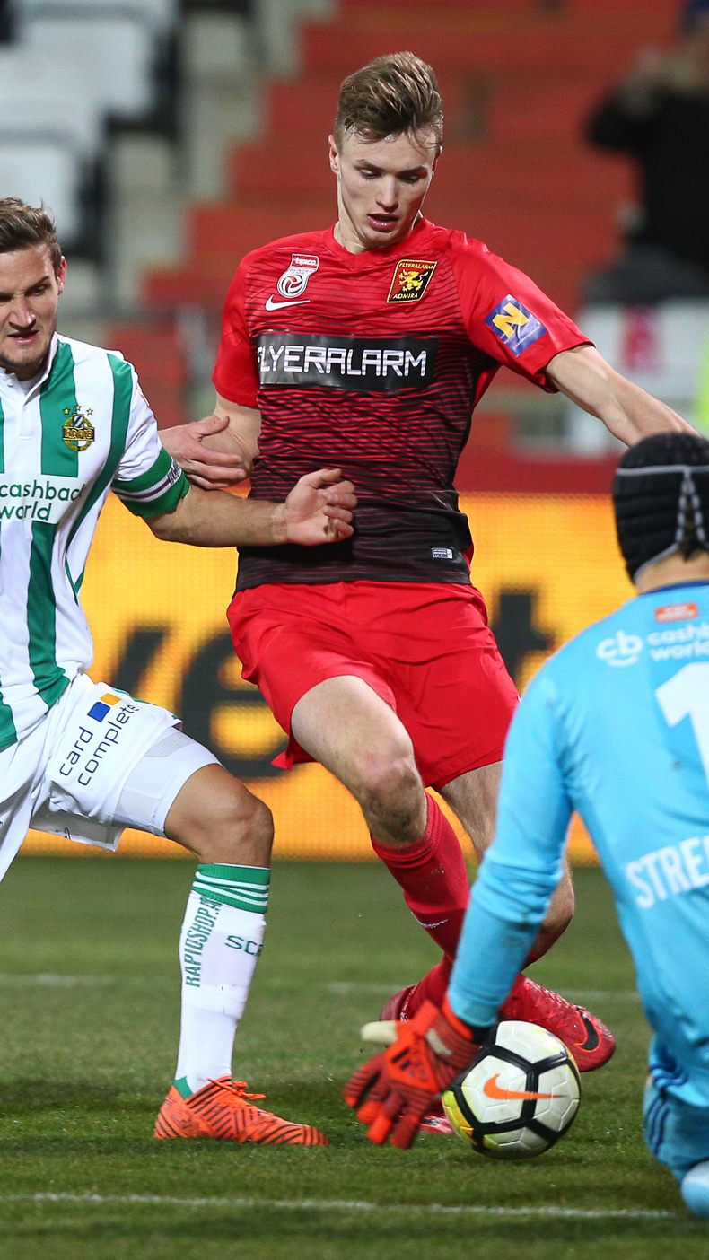 Rapid Wien verlor gegen die Admira mit 1:2.