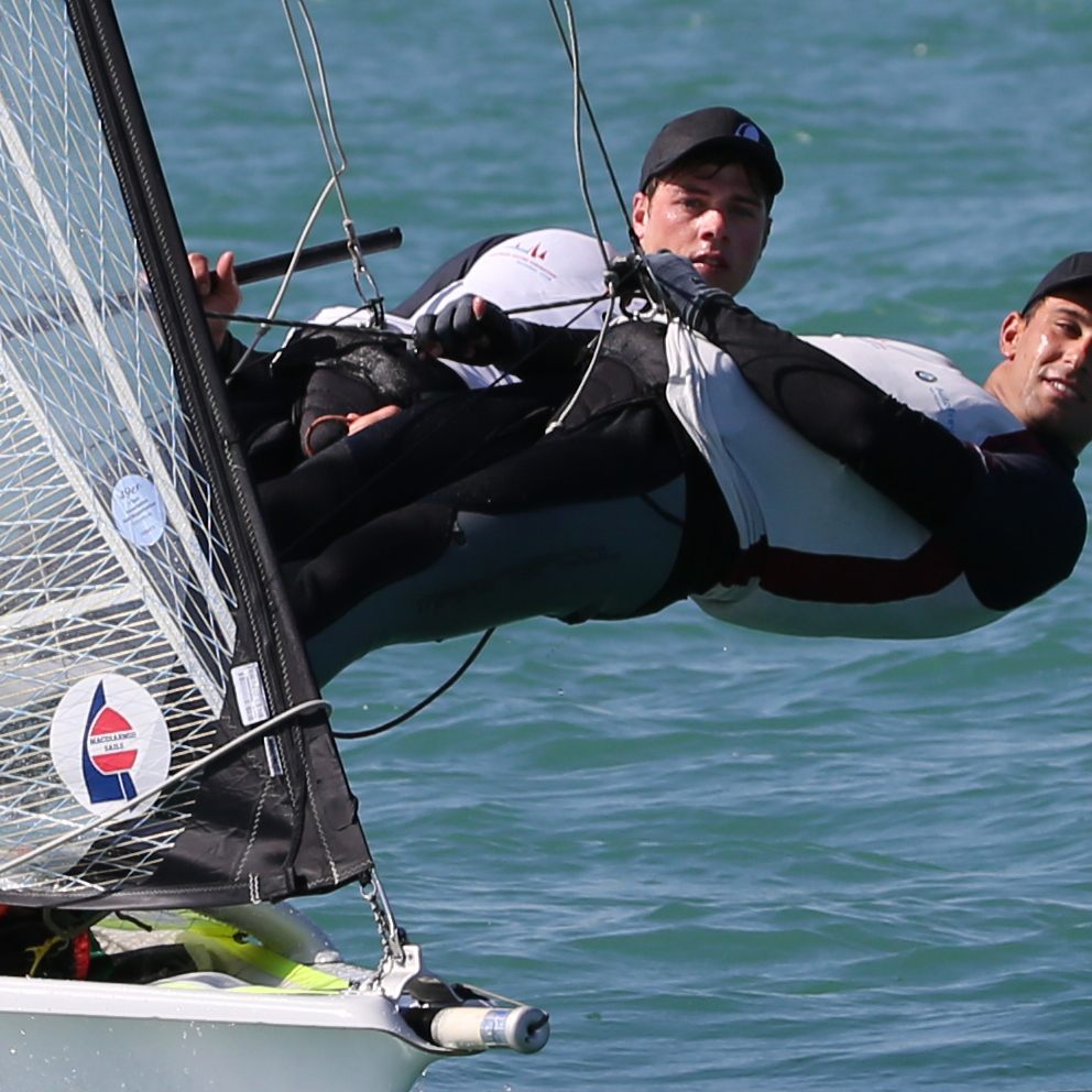 Der Voralberger Segler Benjamin Bildstein hat sich an der Schulter verletzt.