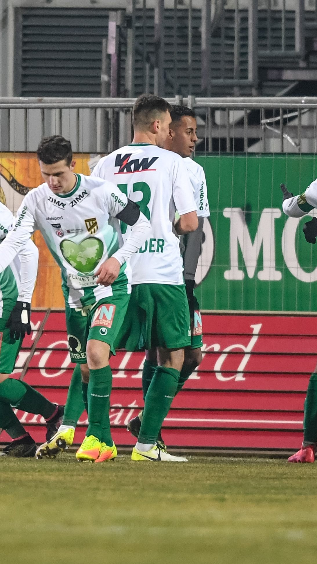 Die Austria durfte heute in letzter Minute doch noch jubeln.