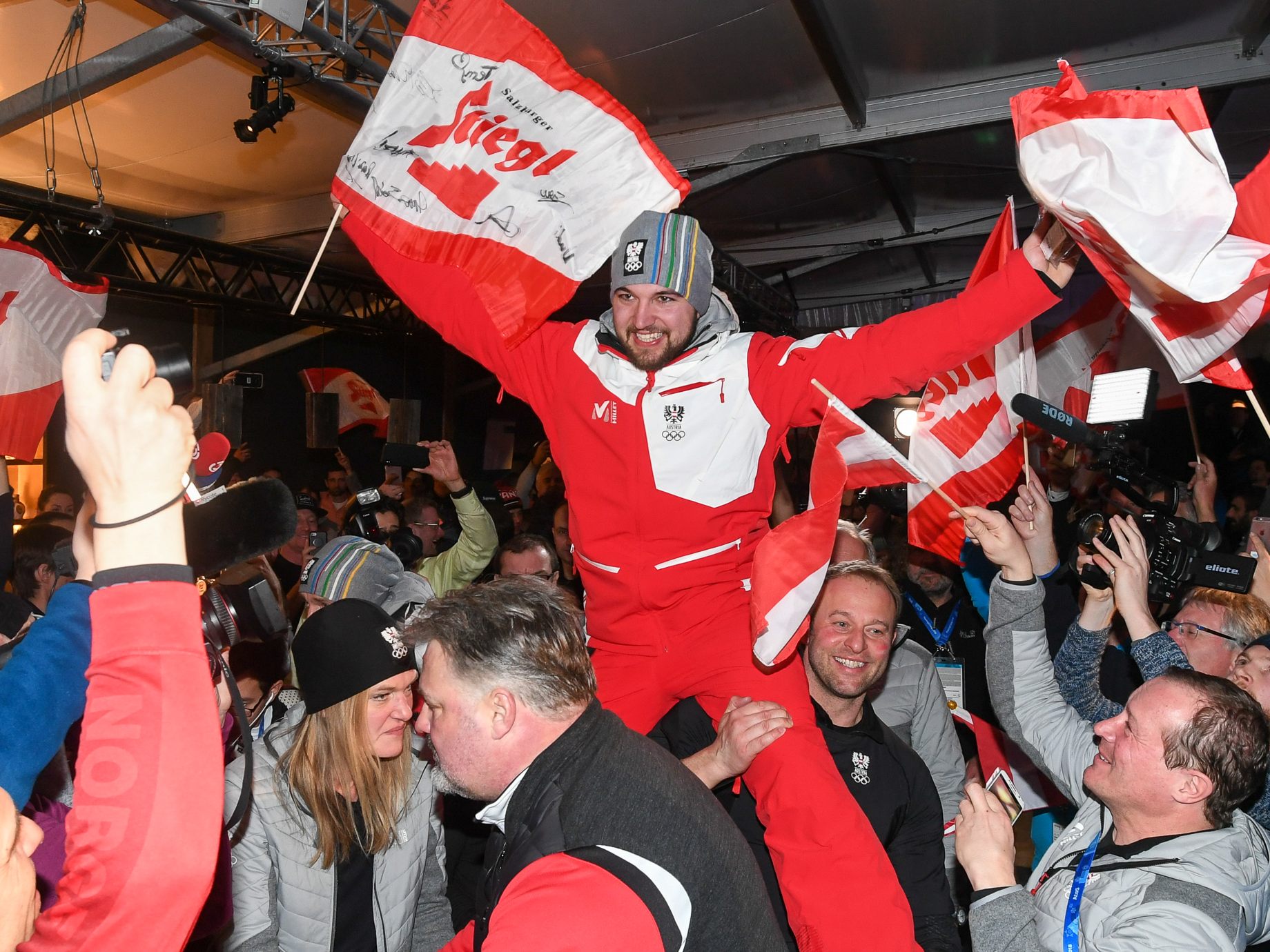 Rodler David Gleirscher holte überraschend Olympia-Gold in Pyeongchang. Rodler David Gleirscher holte überraschend Olympia-Gold in Pyeongchang.