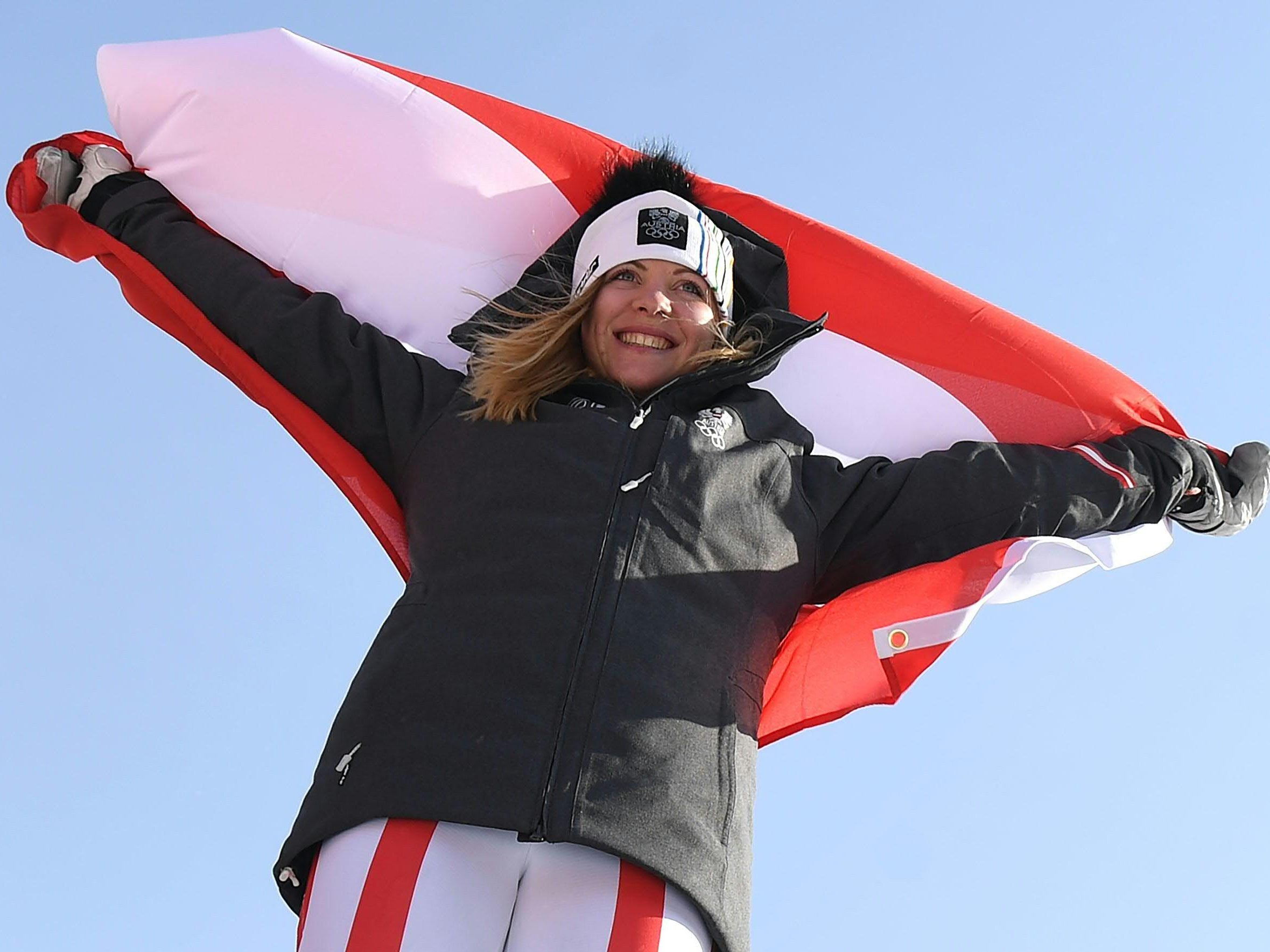 Katharina Gallhuber holt sich Olympia-Bronze im Slalom. Katharina Gallhuber holt sich Olympia-Bronze im Slalom.