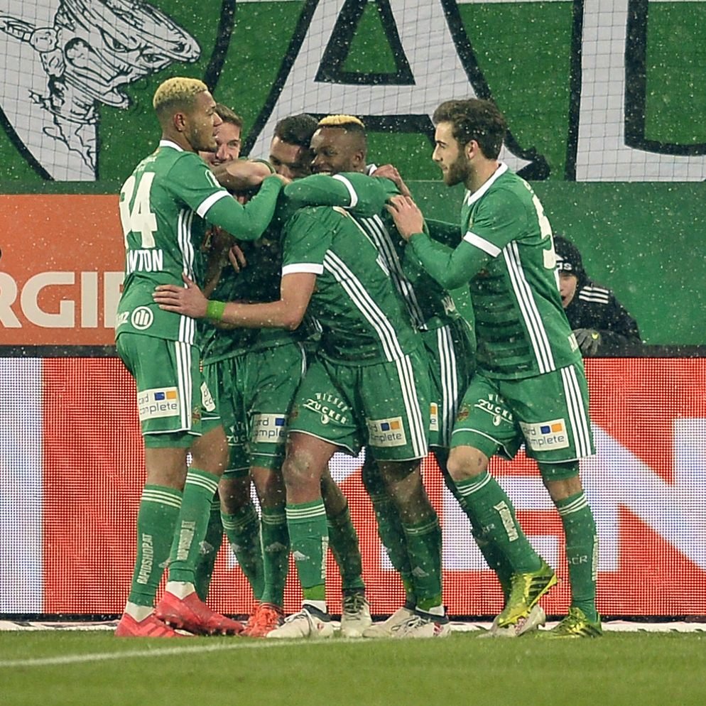 Rapid Wien feiert einen Erfolg gegen den LASK