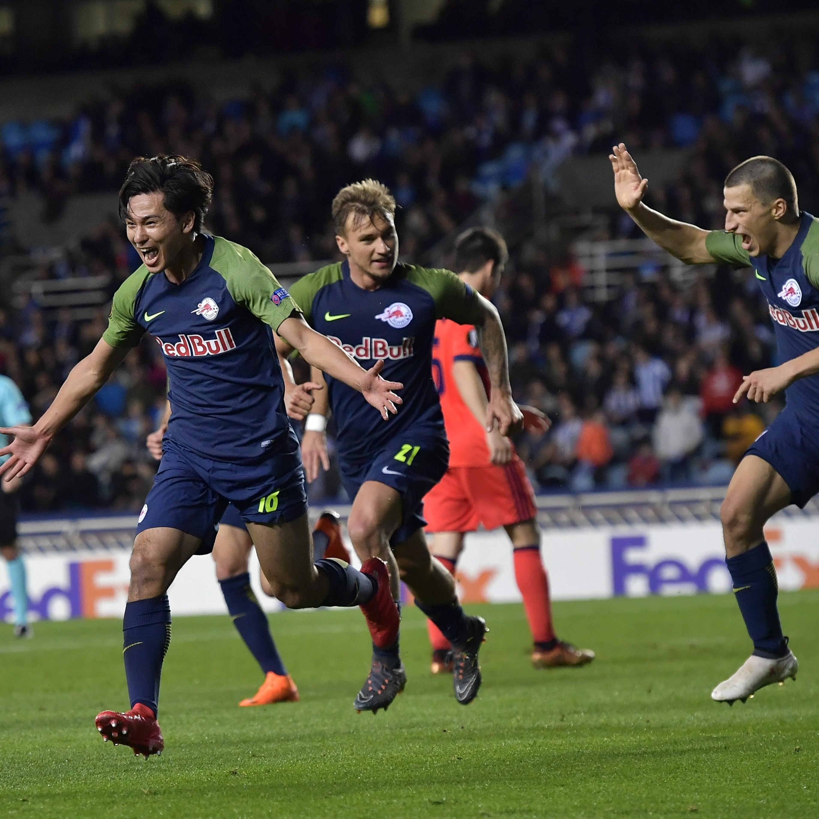 Salzburg holte in Europa League ein 2:2 bei Real Sociedad.