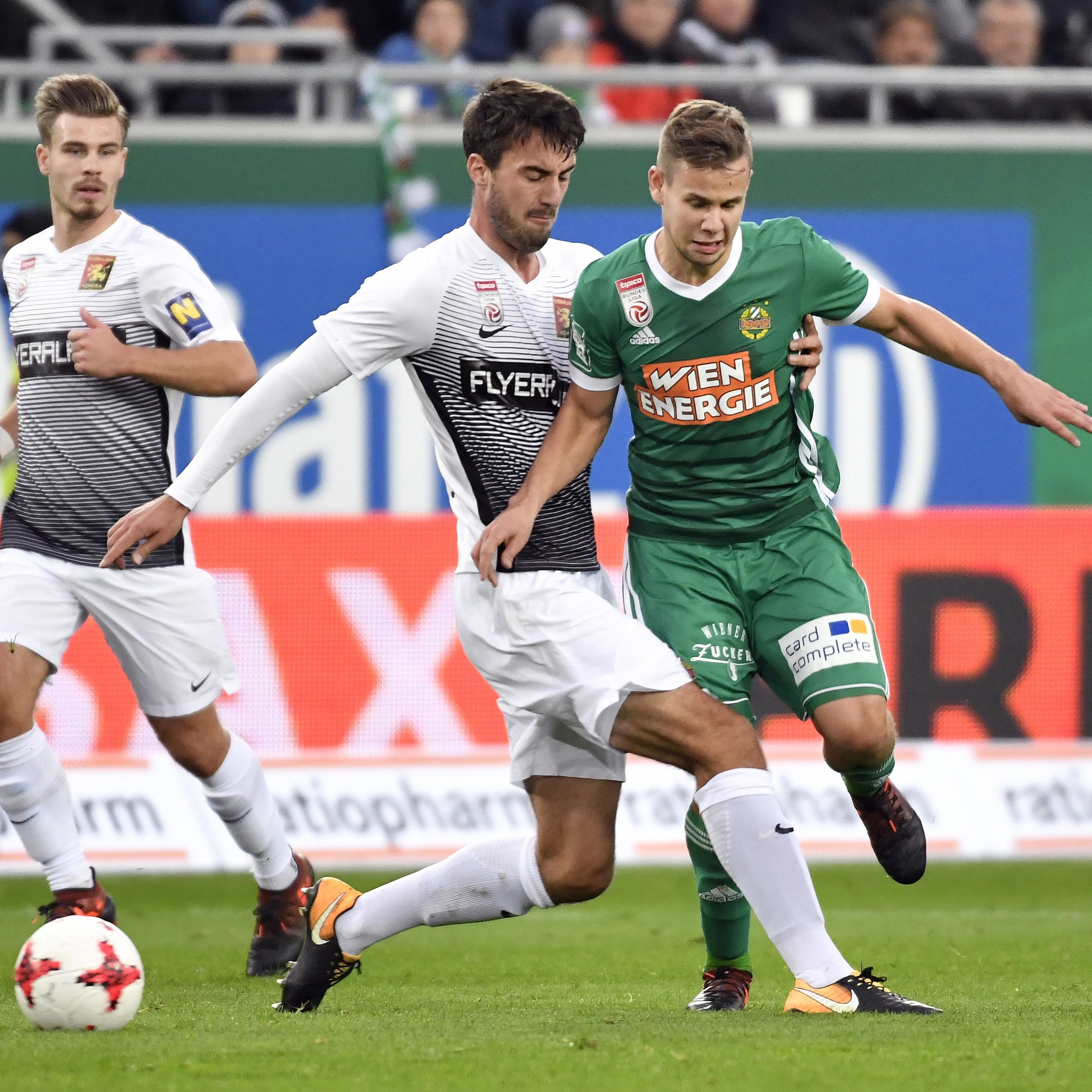 LIVE-Ticker zum Spiel Admira Wacker gegen Rapid Wien ab 16.30 Uhr.