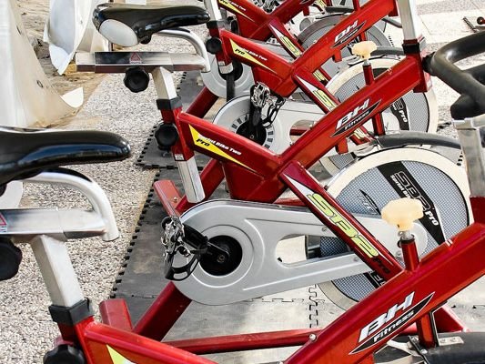 Seit zehn Jahren wird in der Ergometerklasse geradelt.