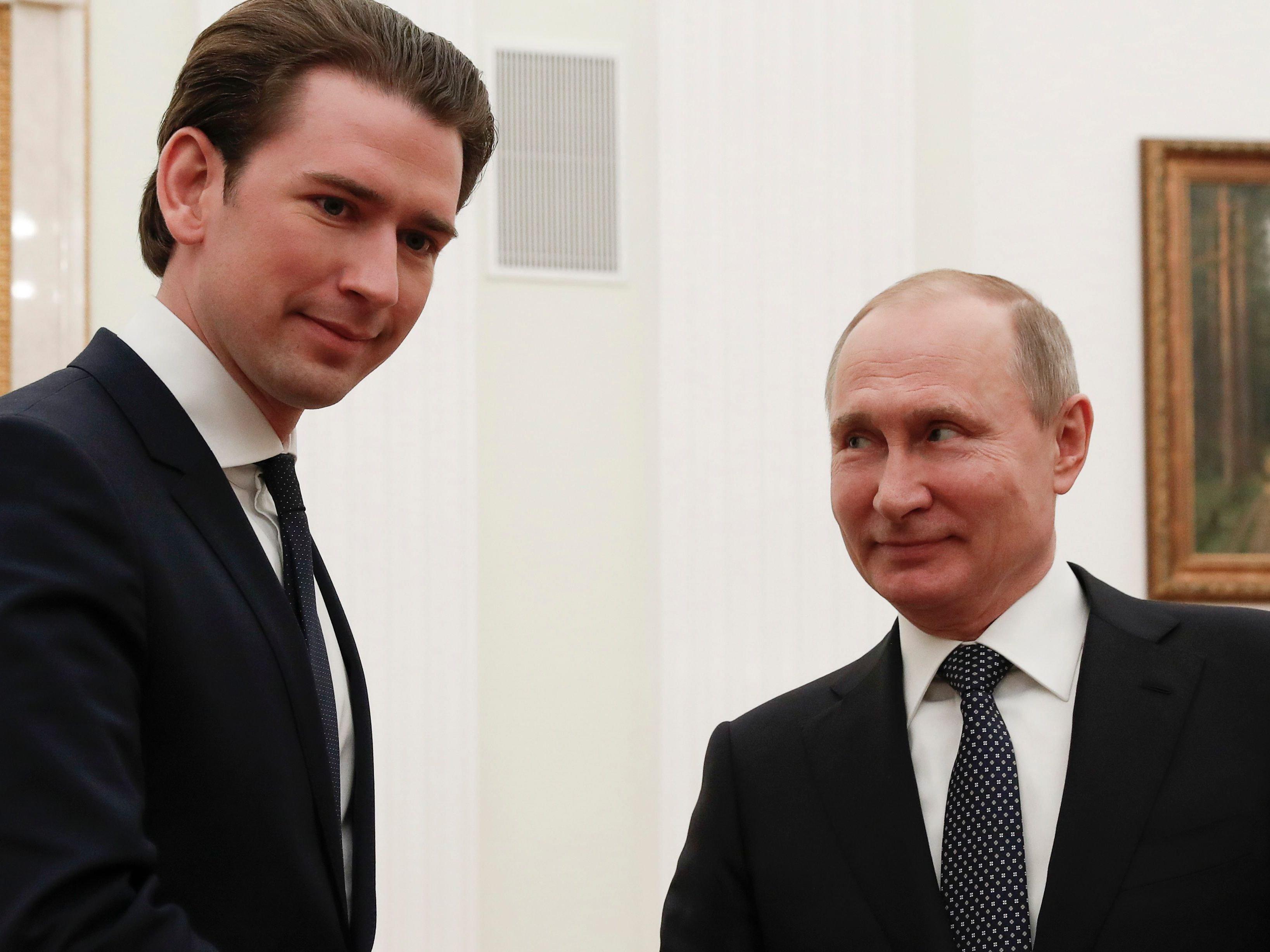 Kurz besuchte Putin in Moskau.