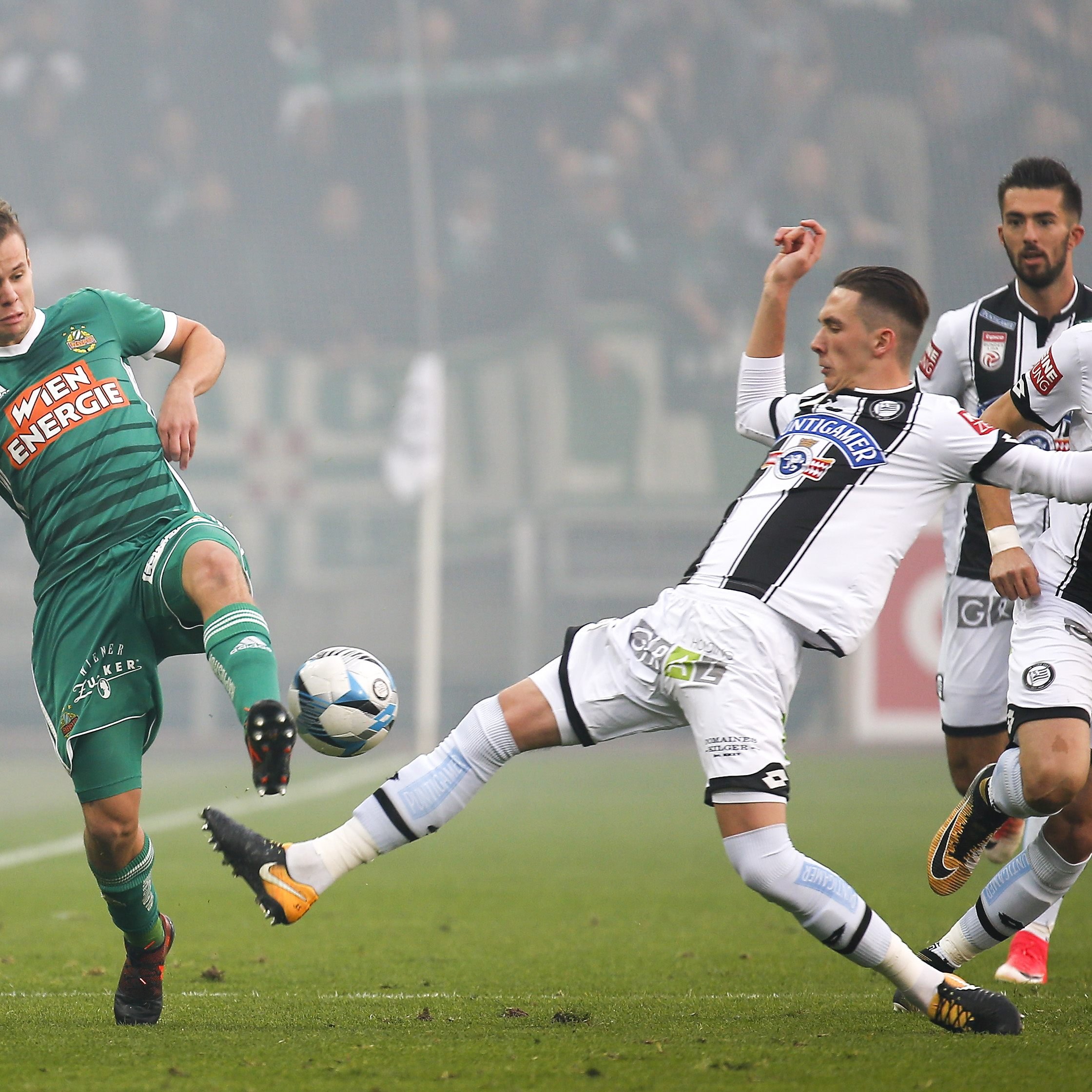 LIVE-Stream und TV-Übertragung zum Spiel Rapid Wien gegen SK Sturm Graz.