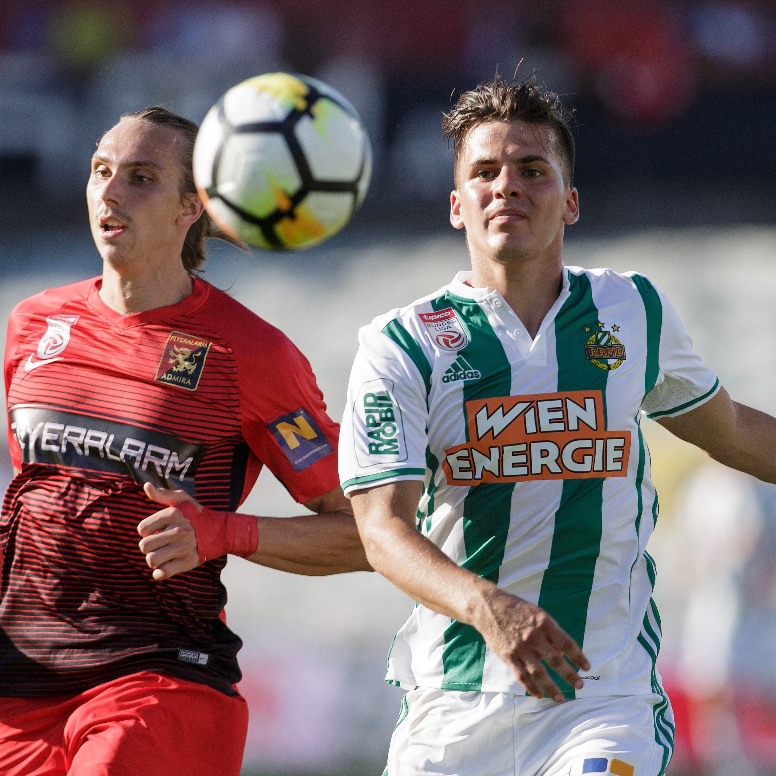 Hier können Sie das Match zwischen Admira und Rapid Wien im Live-Stream und TV mitverfolgen.