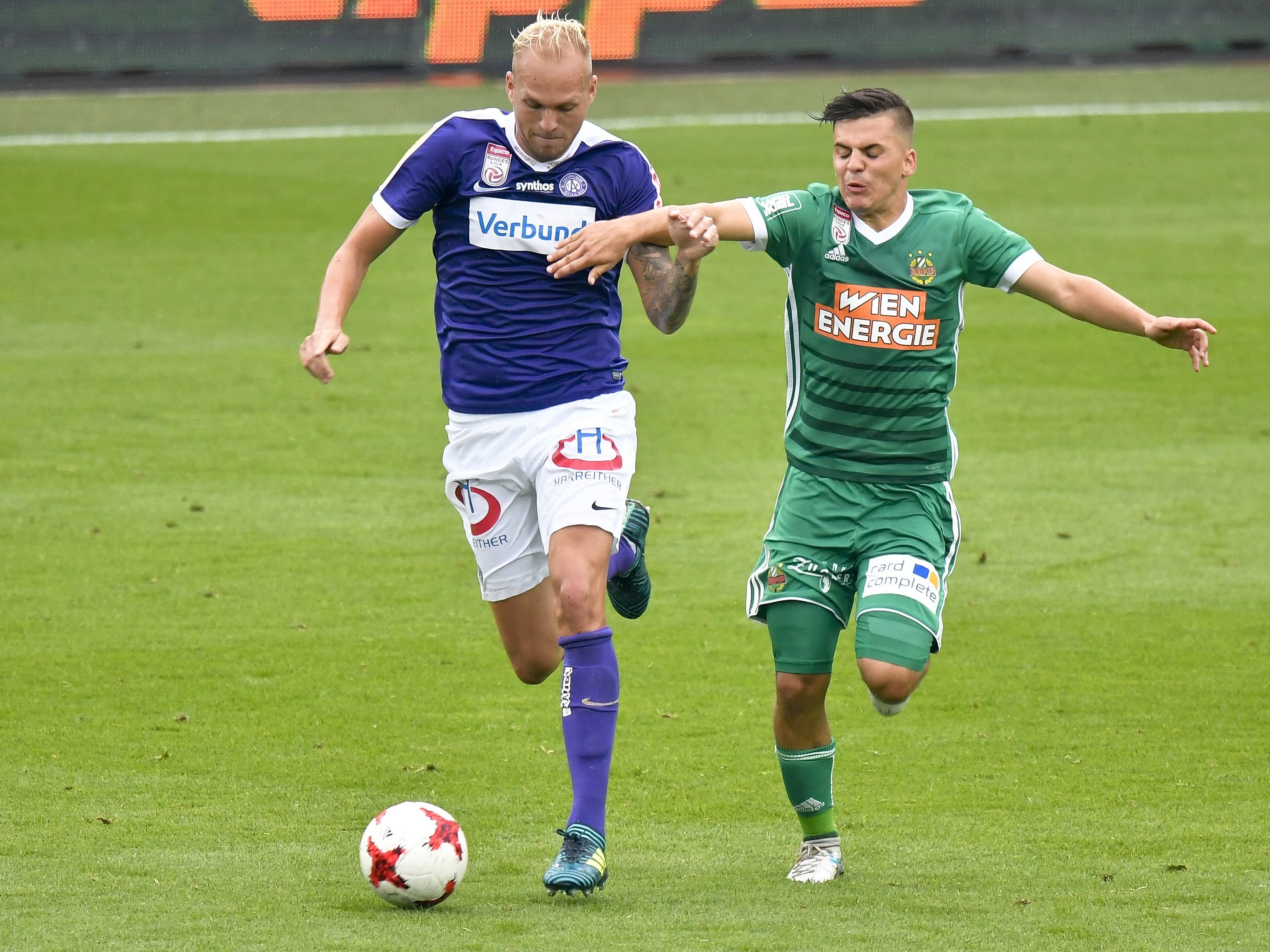 Hier sehen Sie, wo das Match zwischen Rapid Wien und Austria Wien live übertragen wird. Hier sehen Sie, wo das Match zwischen Rapid Wien und Austria Wien live übertragen wird.