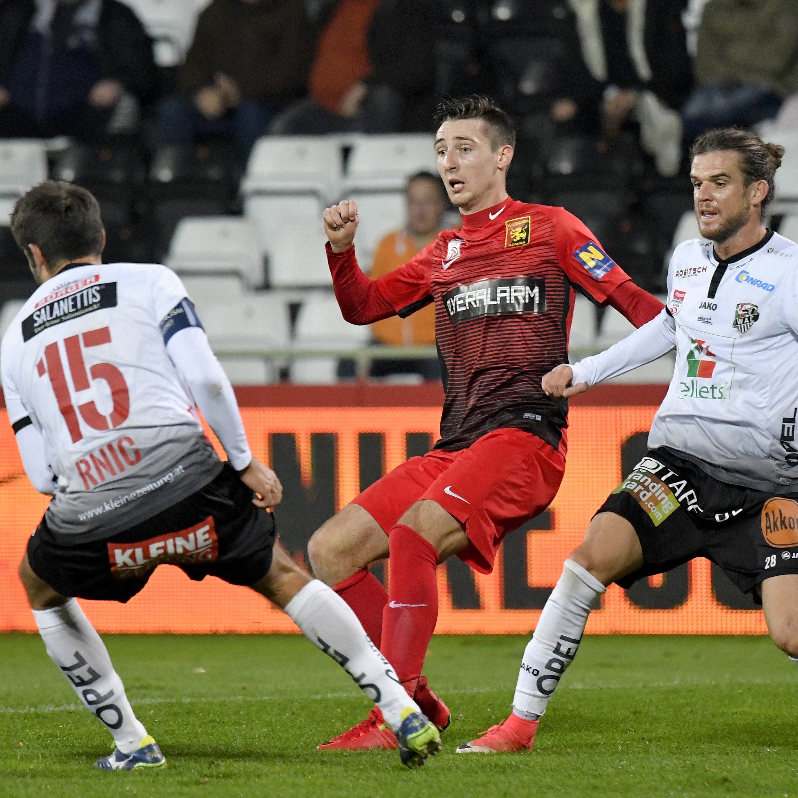 LIVE-Ticker zum Spiel WAC gegen FC Admira Wacker ab 18.30 Uhr.