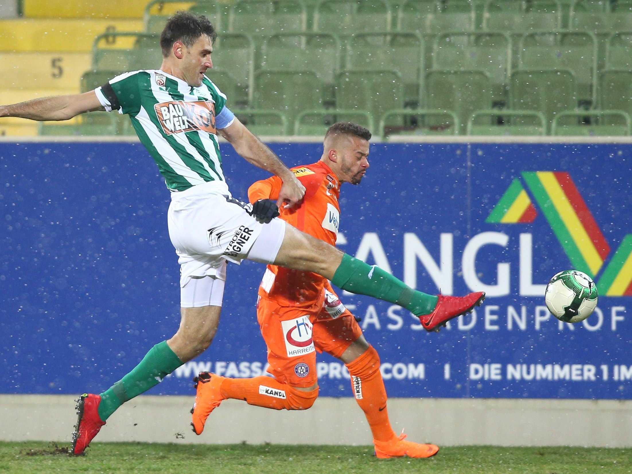 Mattersburg und Austria Wien trafen im Pappelstadion aufeinander. Mattersburg und Austria Wien trafen im Pappelstadion aufeinander.