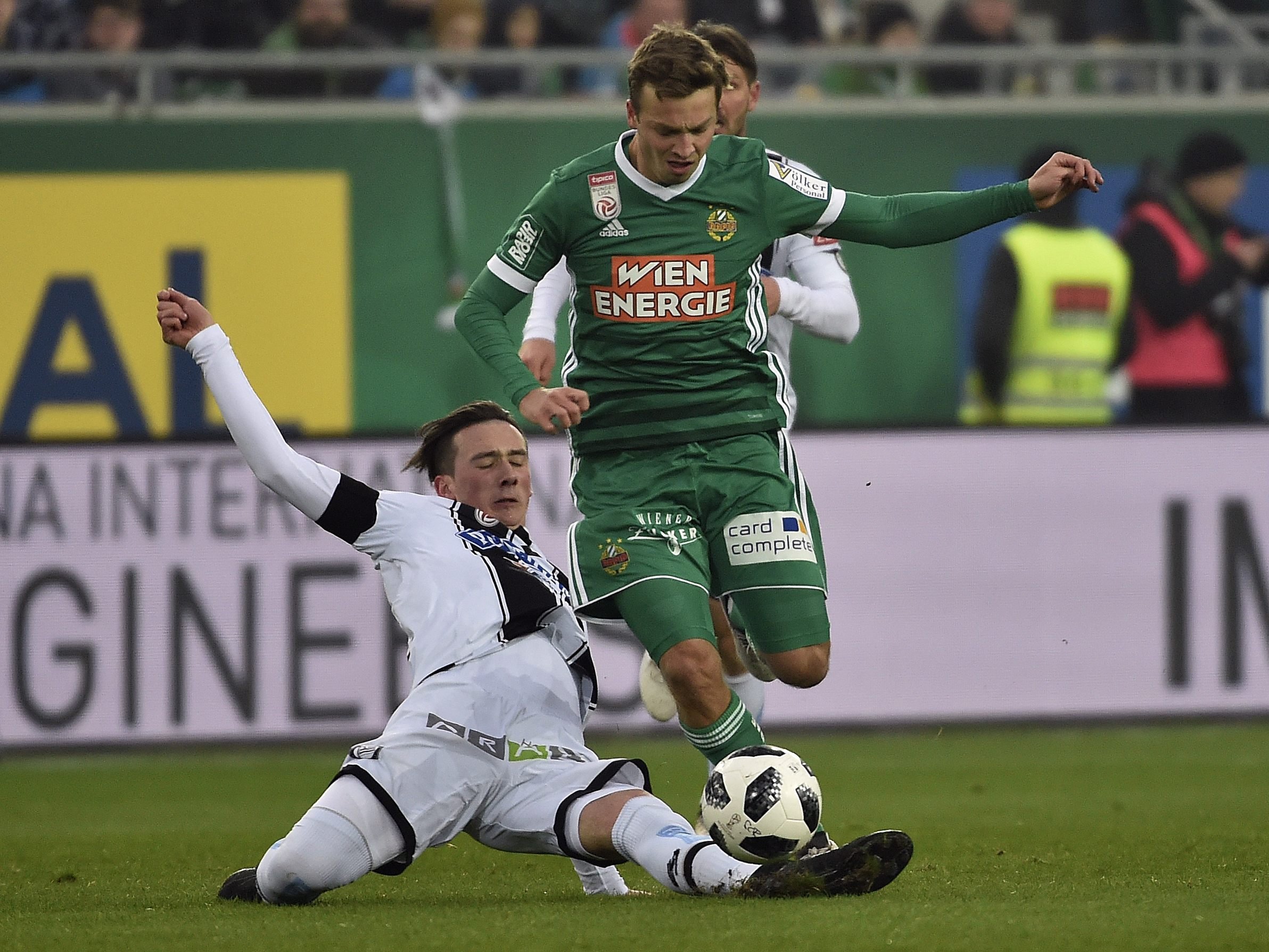 Das Match Rapid Wien gegen Sturm Graz brachte ein 1:1.