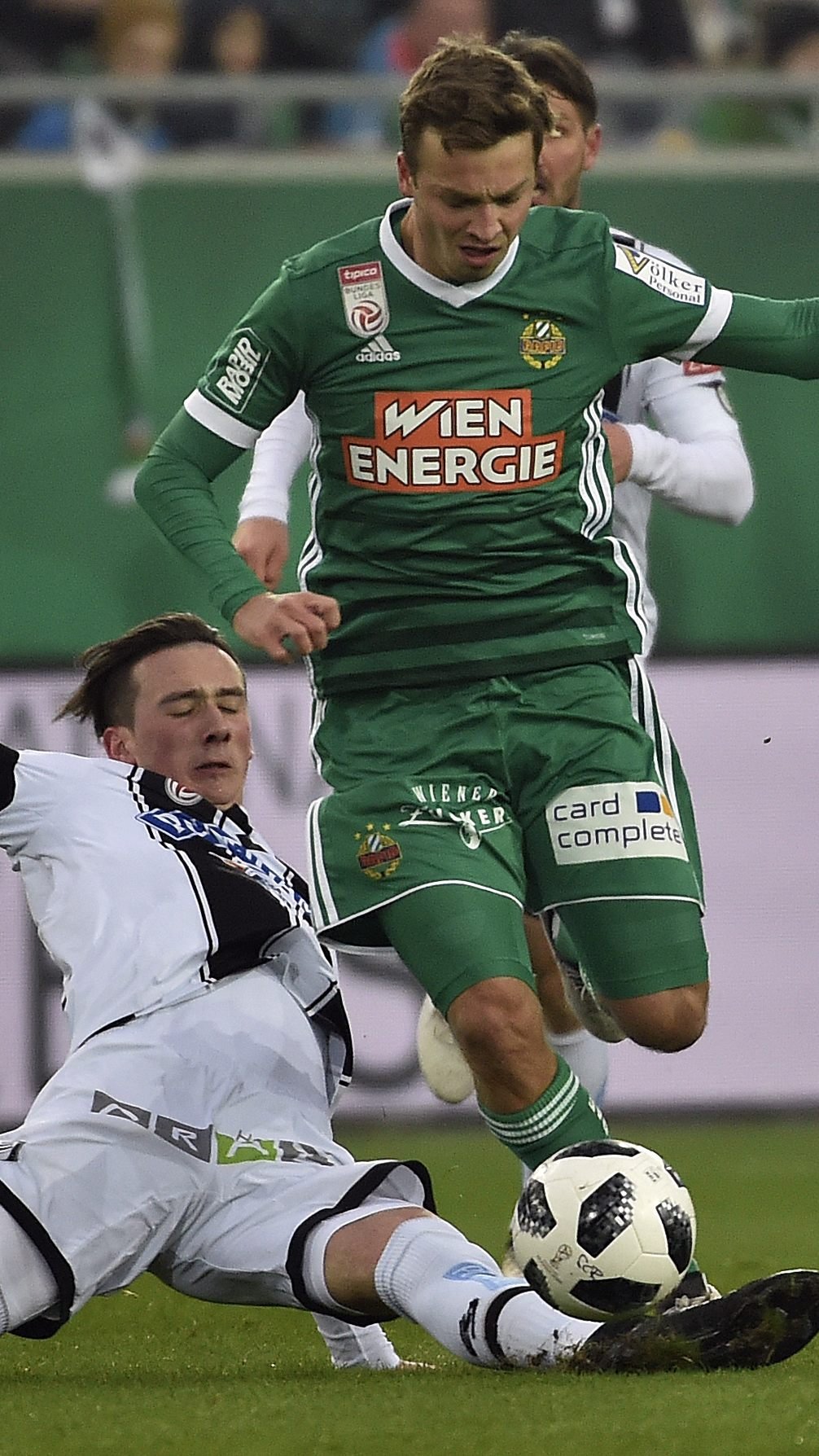 Das Match Rapid Wien gegen Sturm Graz brachte ein 1:1.