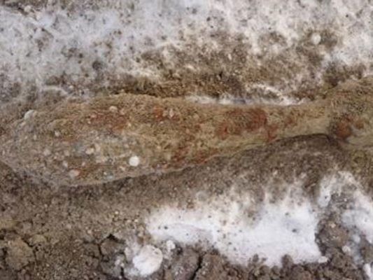 Das Kriegsrelikt wurde bei Grabungsarbeiten in der Nähe der Seestadt Aspern in Wien gefunden.