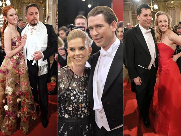 Zahlreiche Promis schritten über den Roten Teppich am Wiener Opernball 2018.