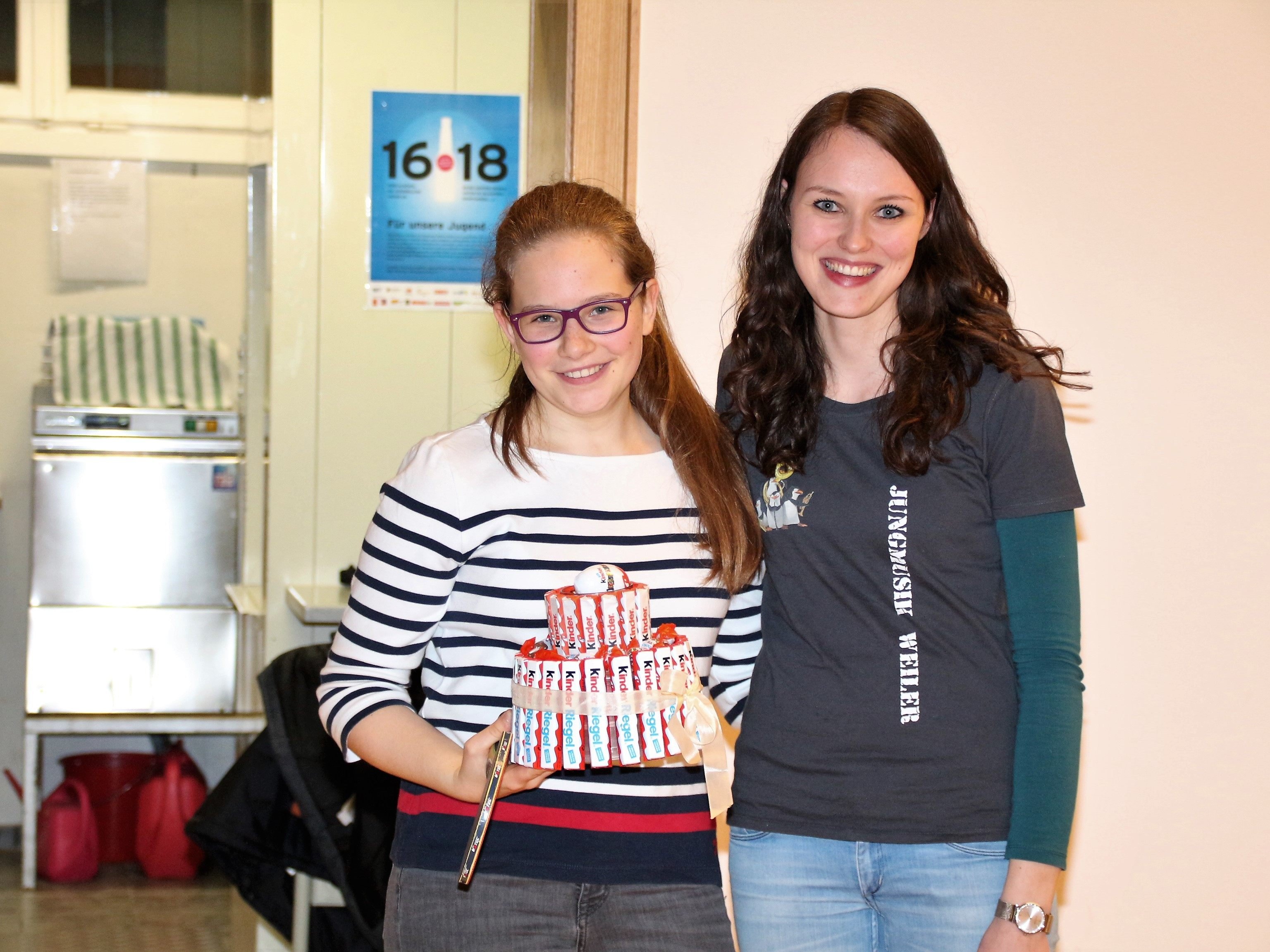 Die Siegerin des TT Turniers