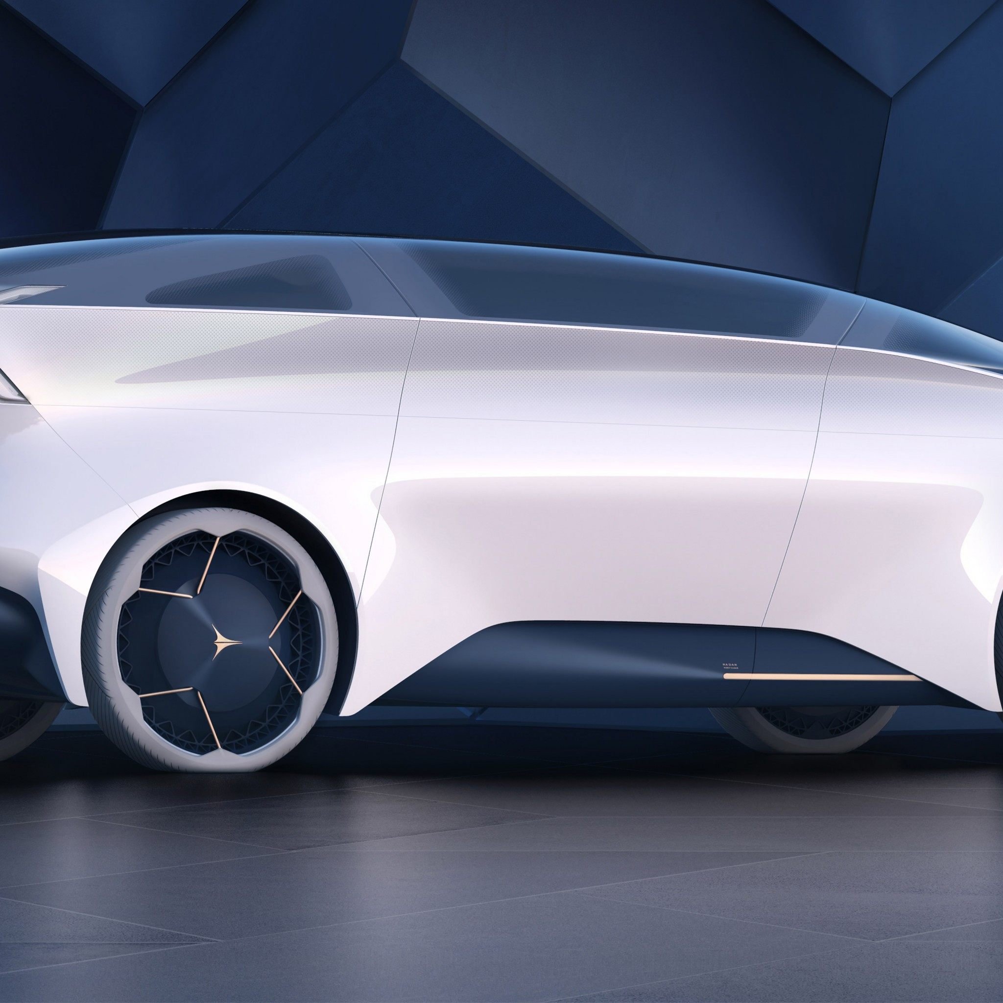 Das futuristishce Auto Icona Nucleus wurde am Genfer Autosalon vorgestellt.