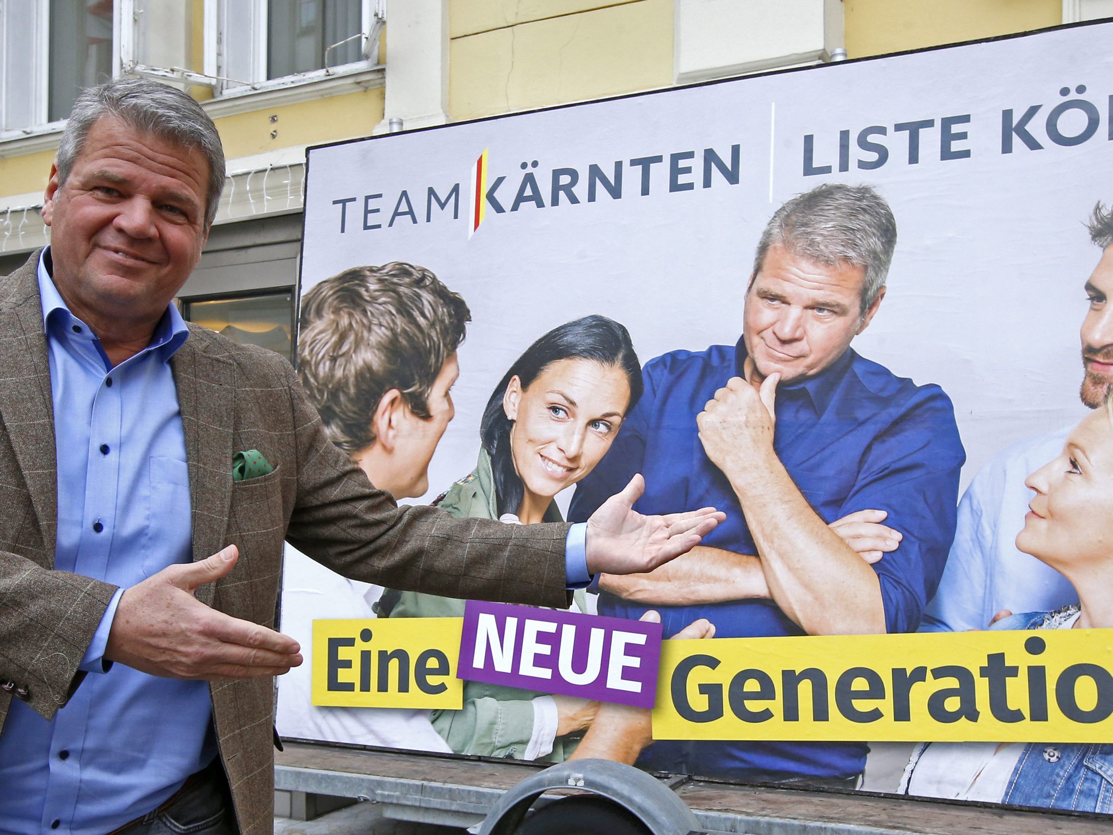 Köfer will bei der Kärnten-Wahl ein "historisches Ergebnis" erreichen.