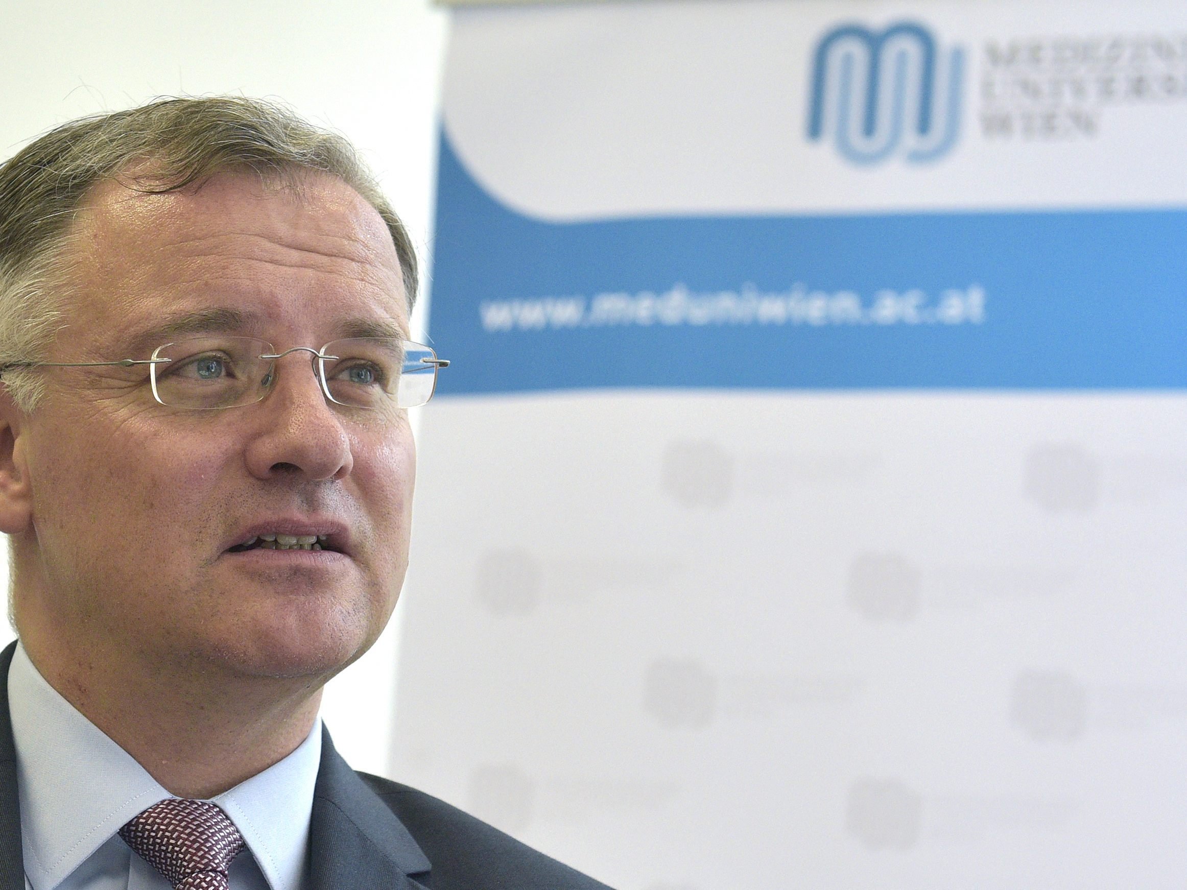 Rektor Markus Müller informierte über die Pläne der MedUni Wien. Rektor Markus Müller informierte über die Pläne der MedUni Wien.