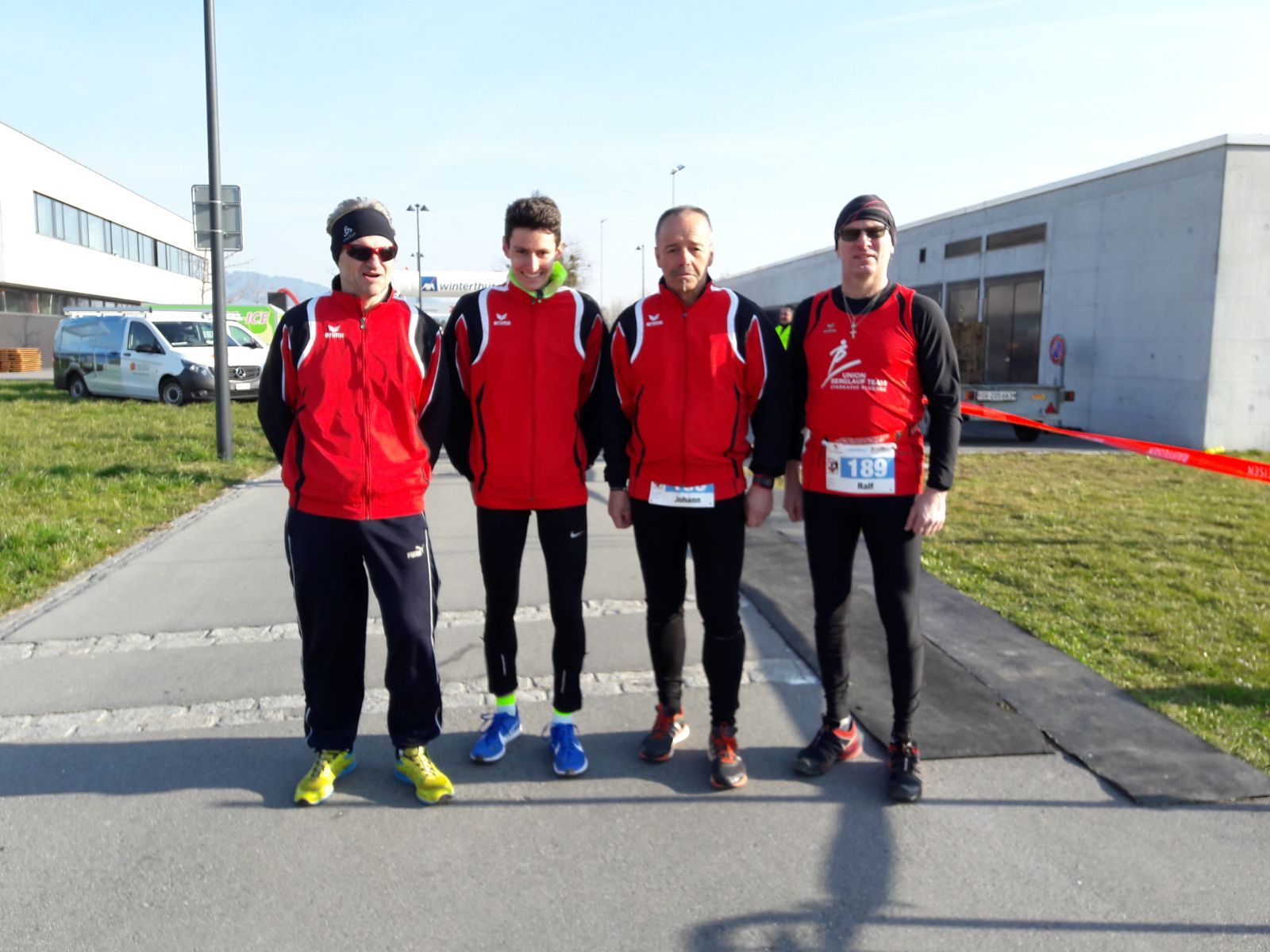 Die BLT Mannschaft beim Rhylauf in Oberriet